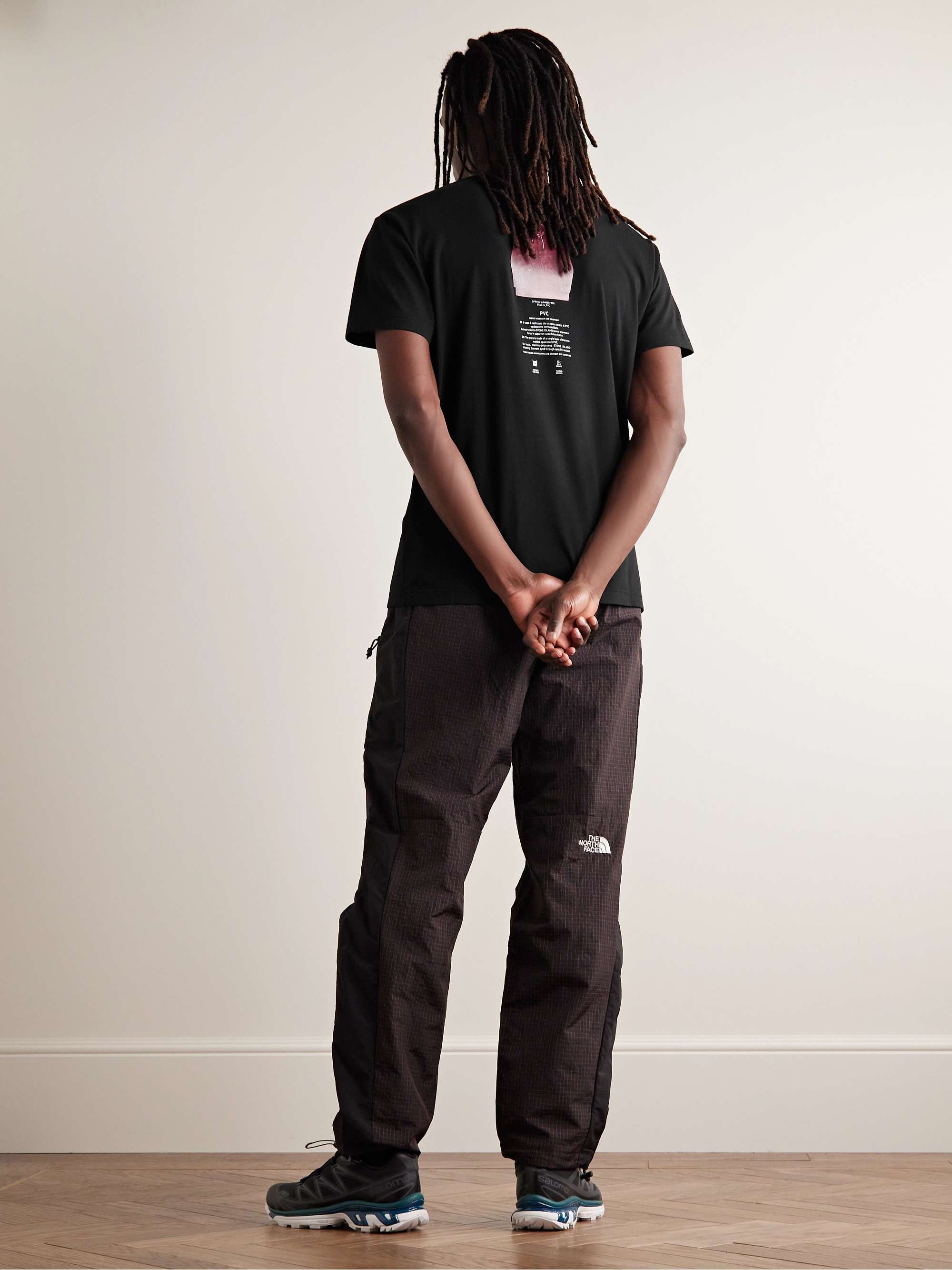 STONE ISLAND Archivo Logo-Print Cotton-Jersey T-Shirt