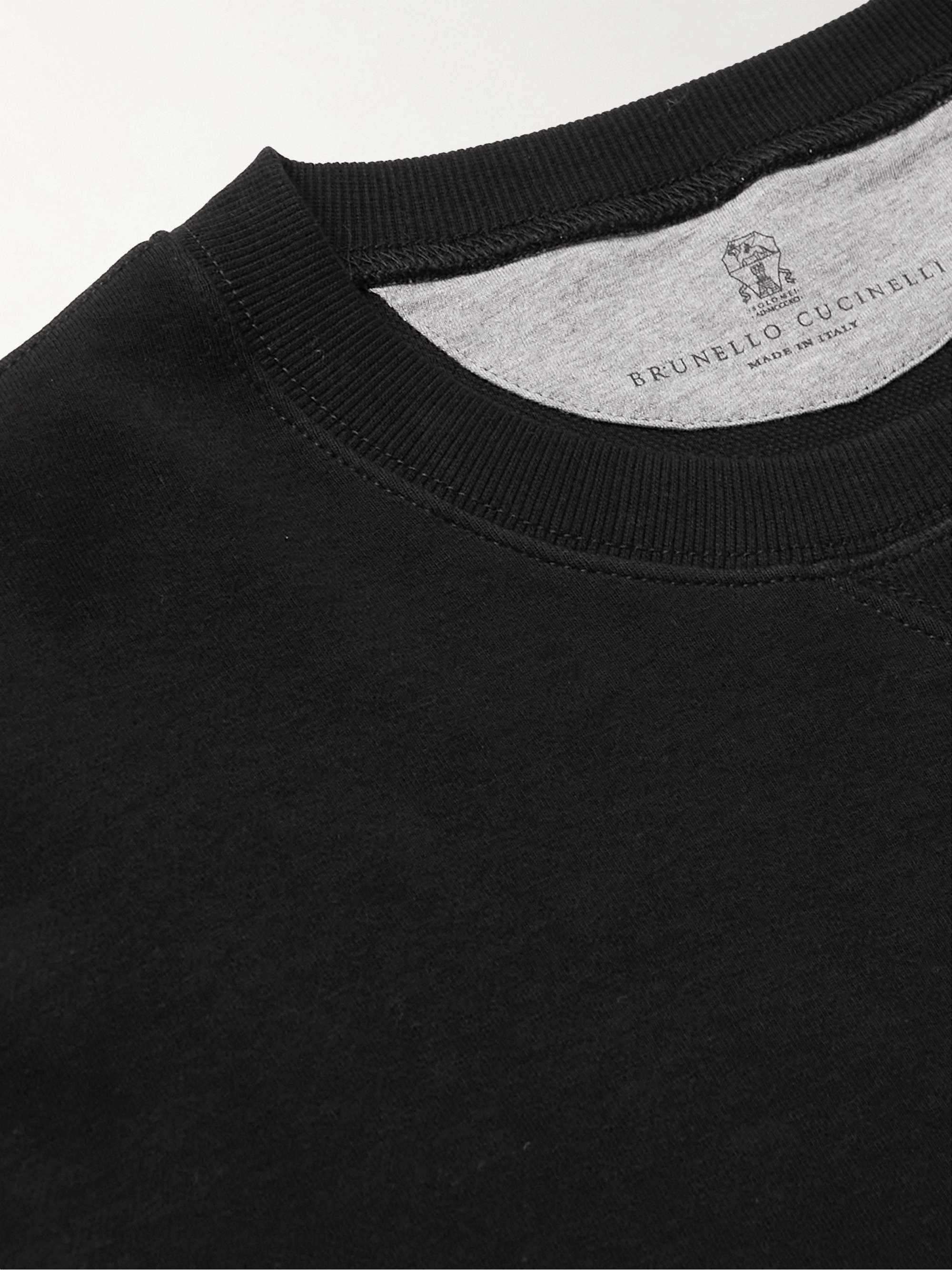 BRUNELLO CUCINELLI Cotton-Blend Jersey Sweatshirt