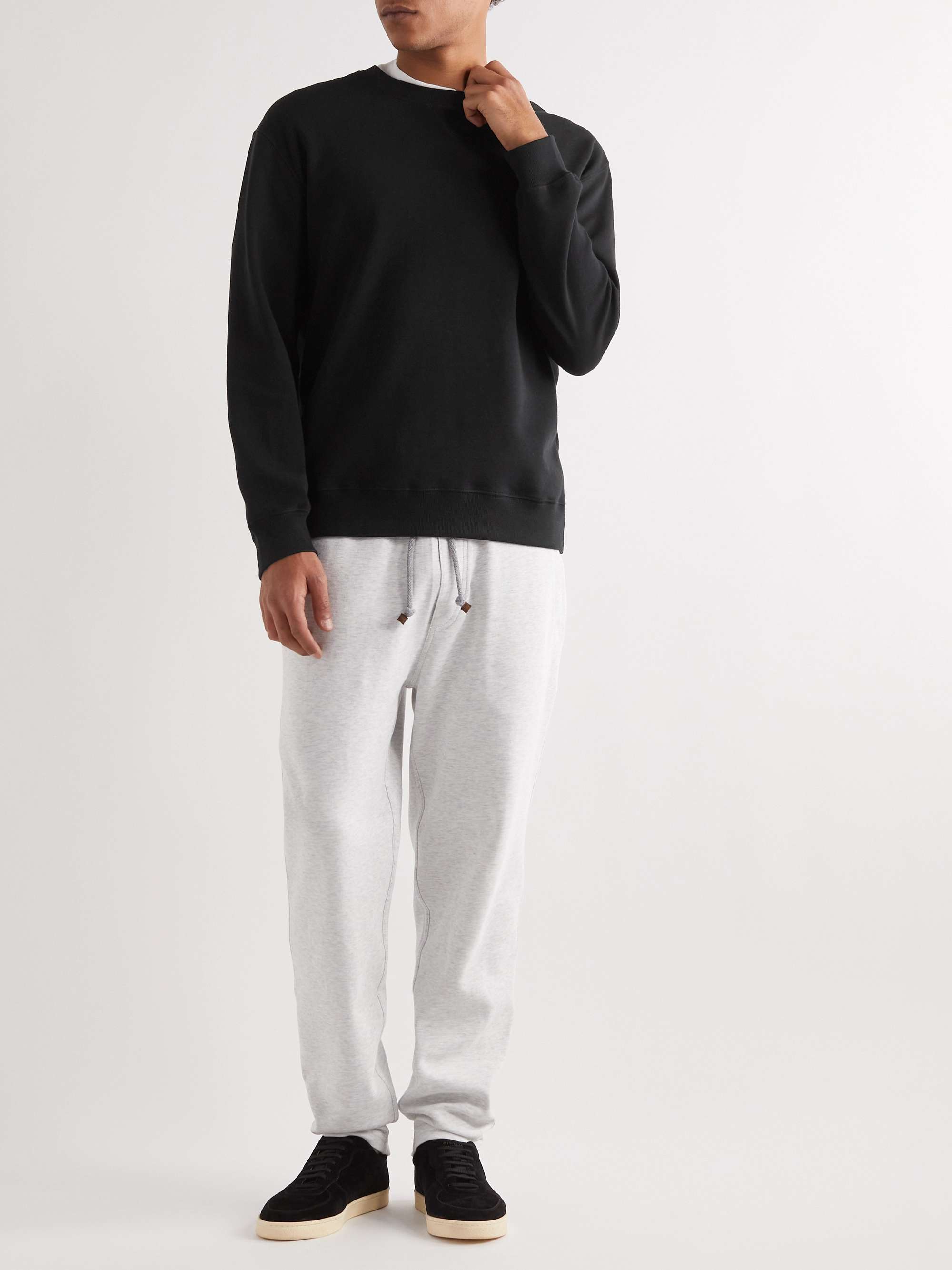 BRUNELLO CUCINELLI Cotton-Blend Jersey Sweatshirt