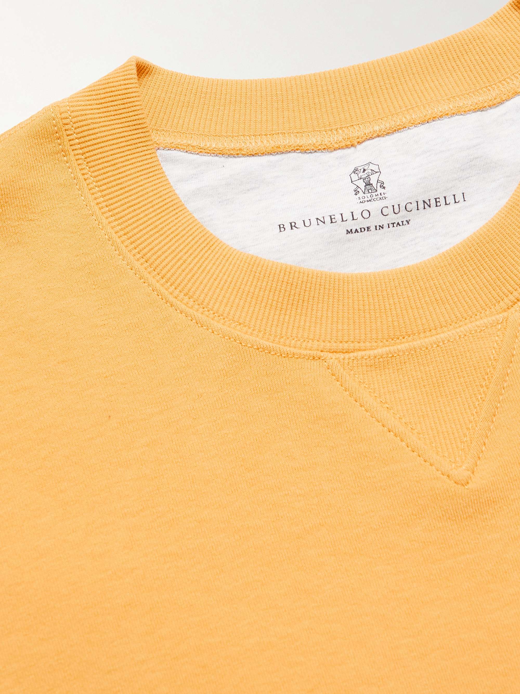 BRUNELLO CUCINELLI Cotton-Blend Jersey Sweatshirt