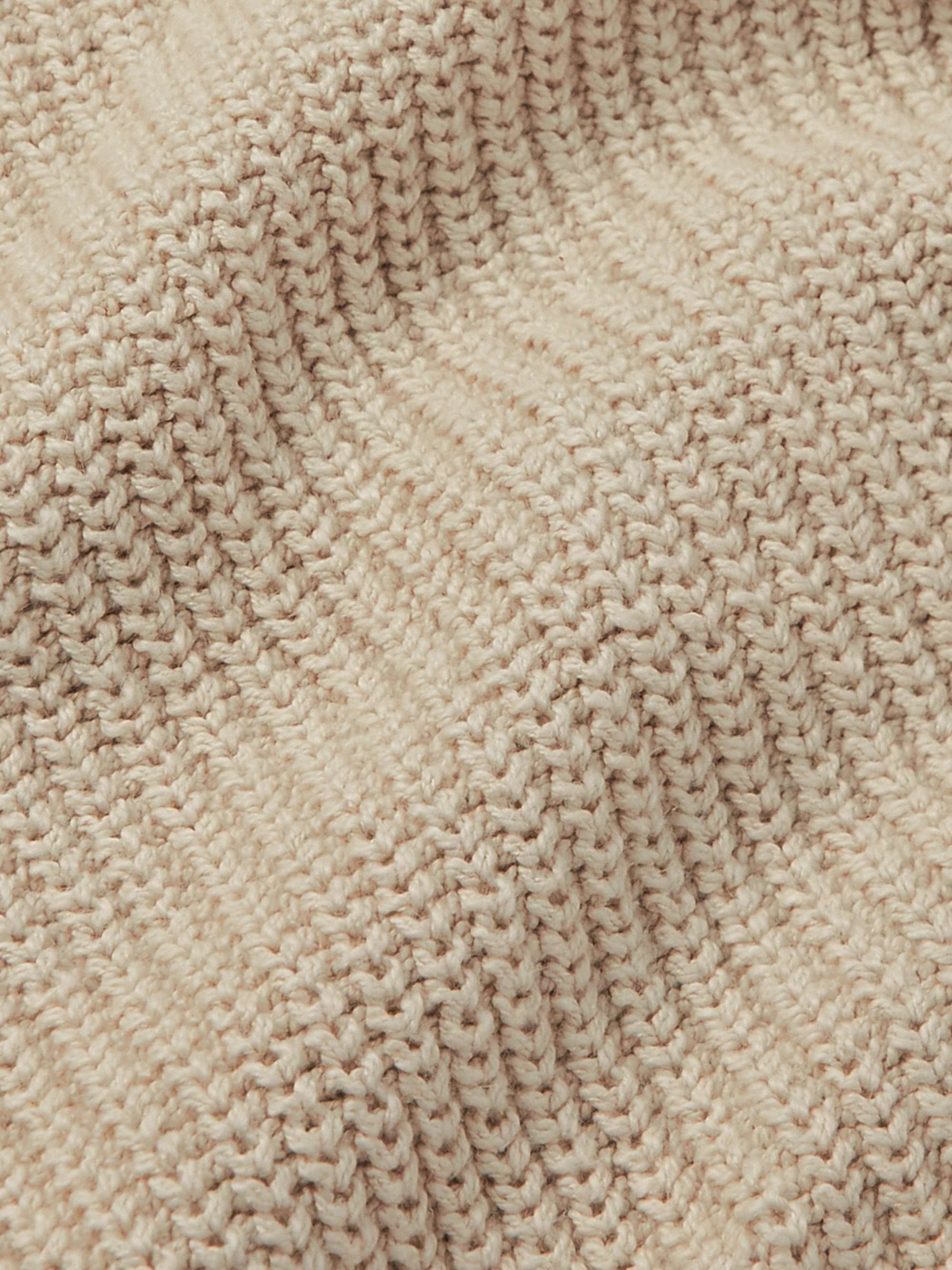 BRUNELLO CUCINELLI Shawl-Collar Ribbed Cotton Cardigan