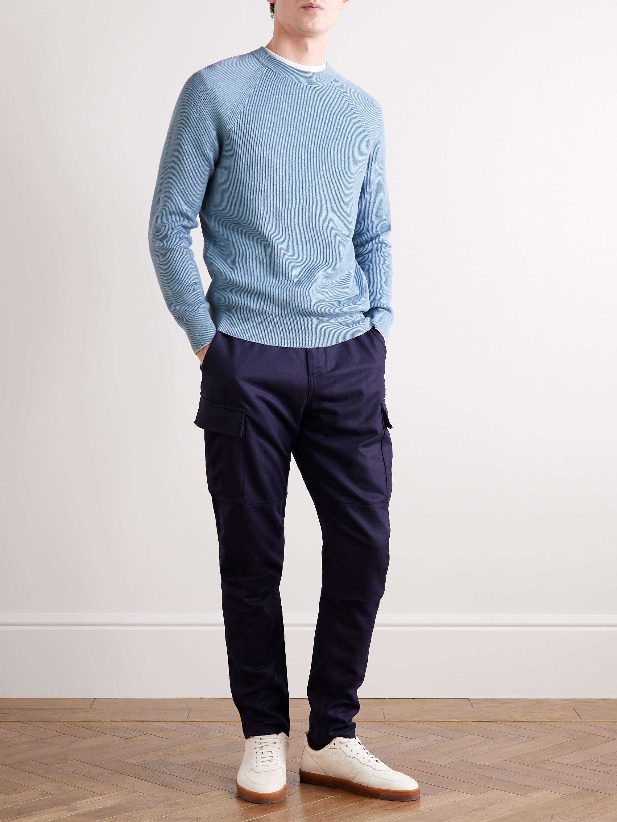 BRUNELLO CUCINELLI Ribbed Cotton Sweater