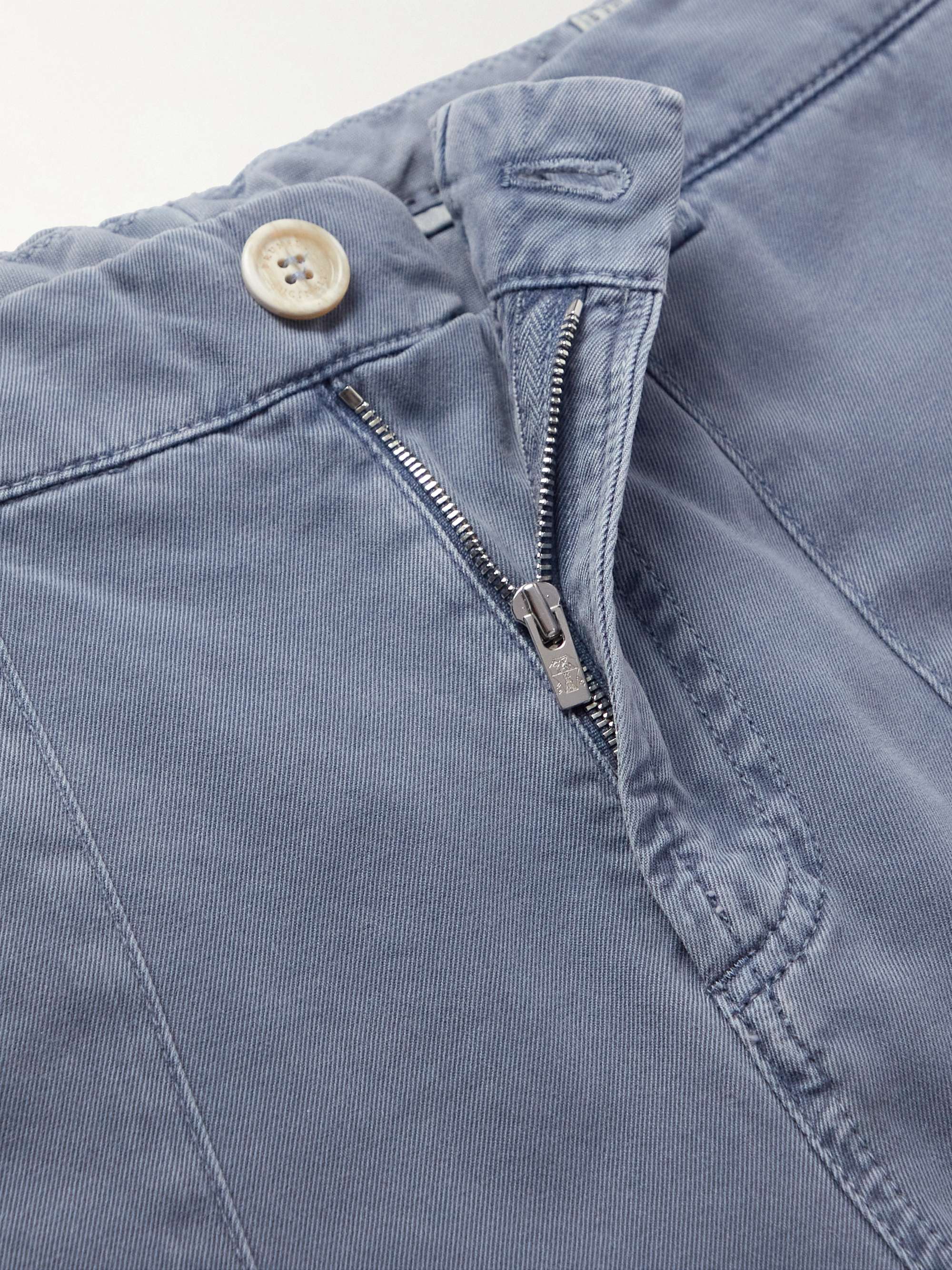 BRUNELLO CUCINELLI Straight-Leg Cotton-Twill Shorts