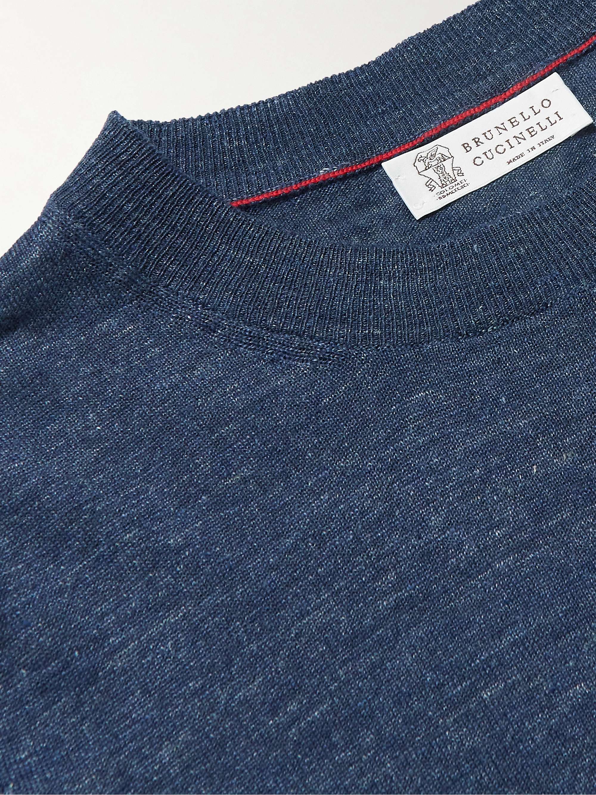 BRUNELLO CUCINELLI Linen and Cotton-Blend T-Shirt