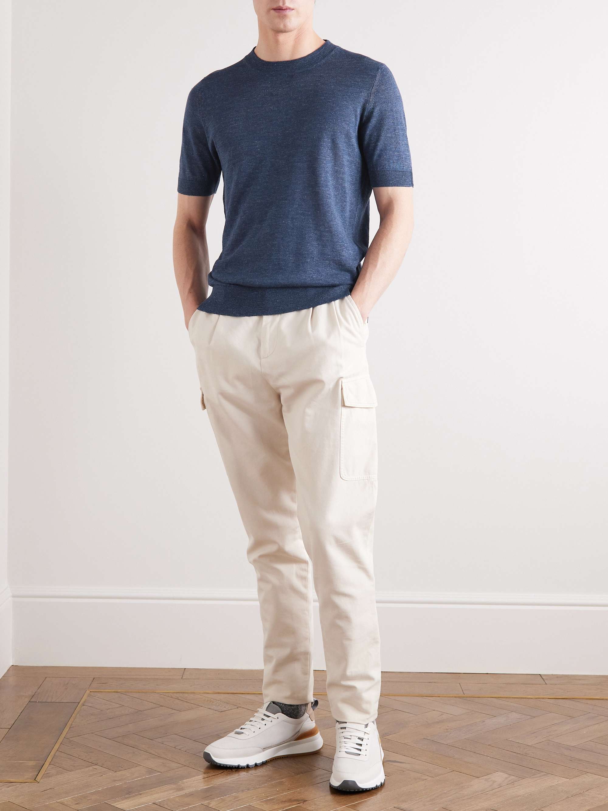 BRUNELLO CUCINELLI Linen and Cotton-Blend T-Shirt