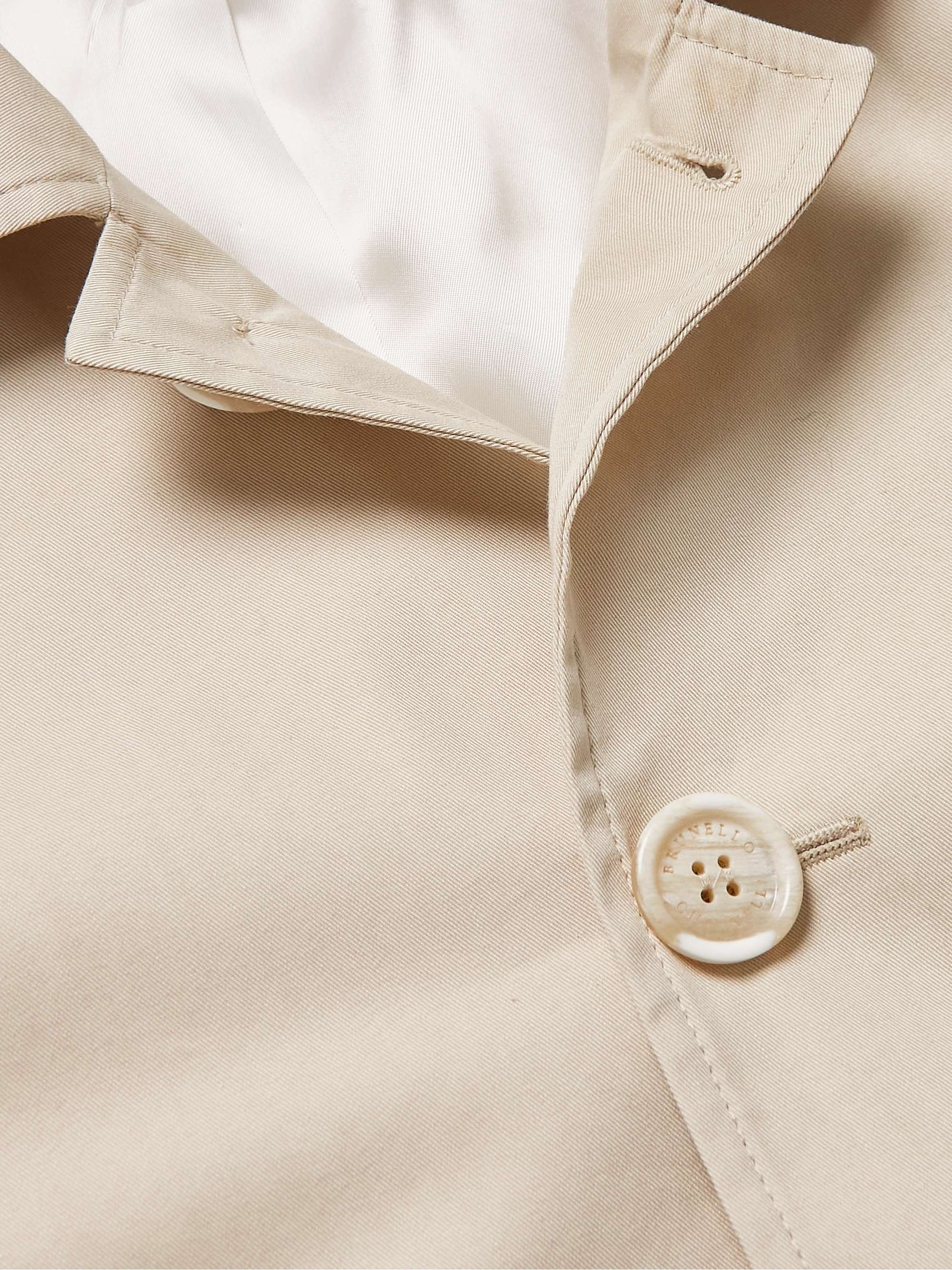 BRUNELLO CUCINELLI Cotton-Blend Gabardine Overshirt