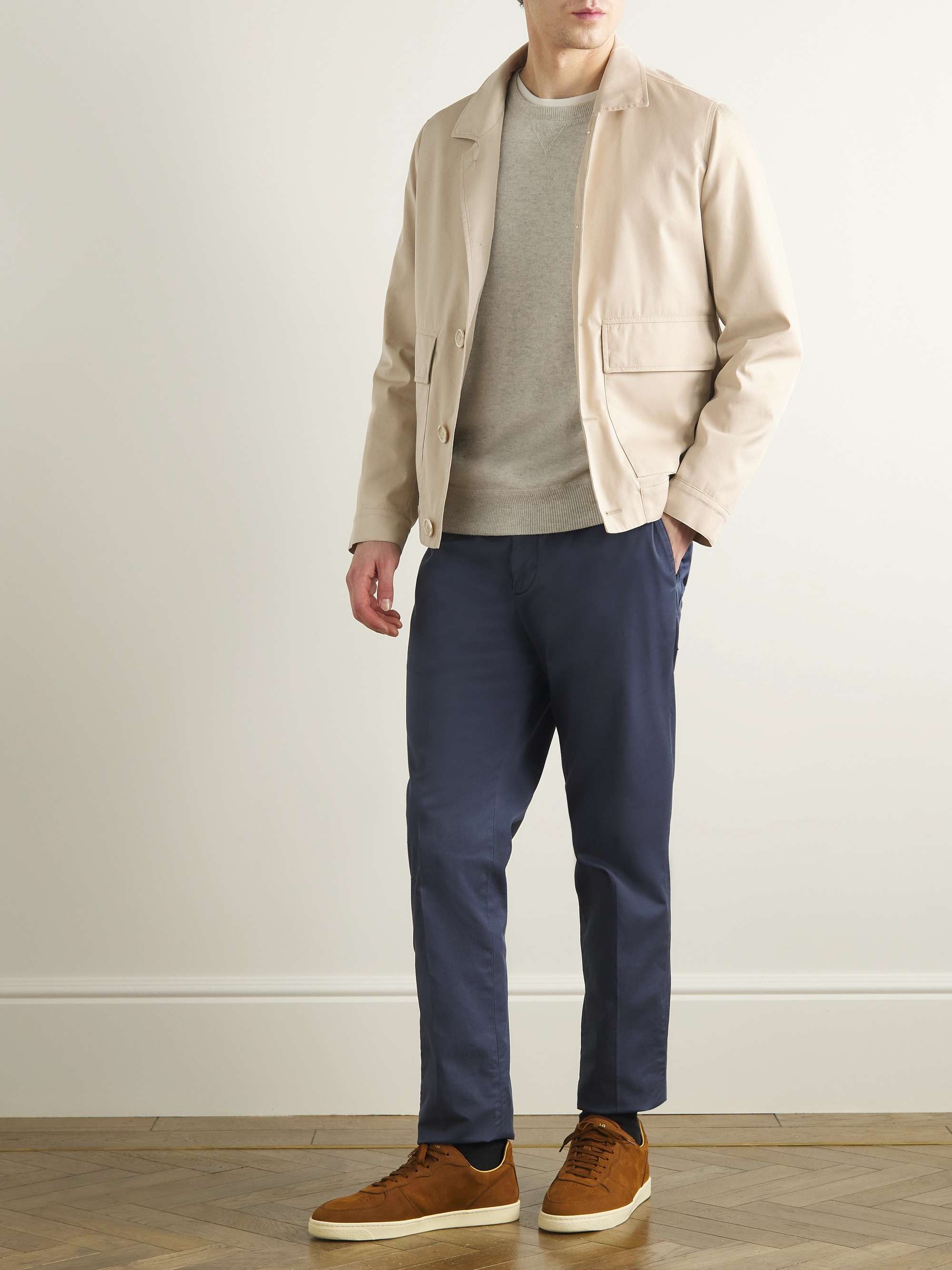 BRUNELLO CUCINELLI Cotton-Blend Gabardine Overshirt