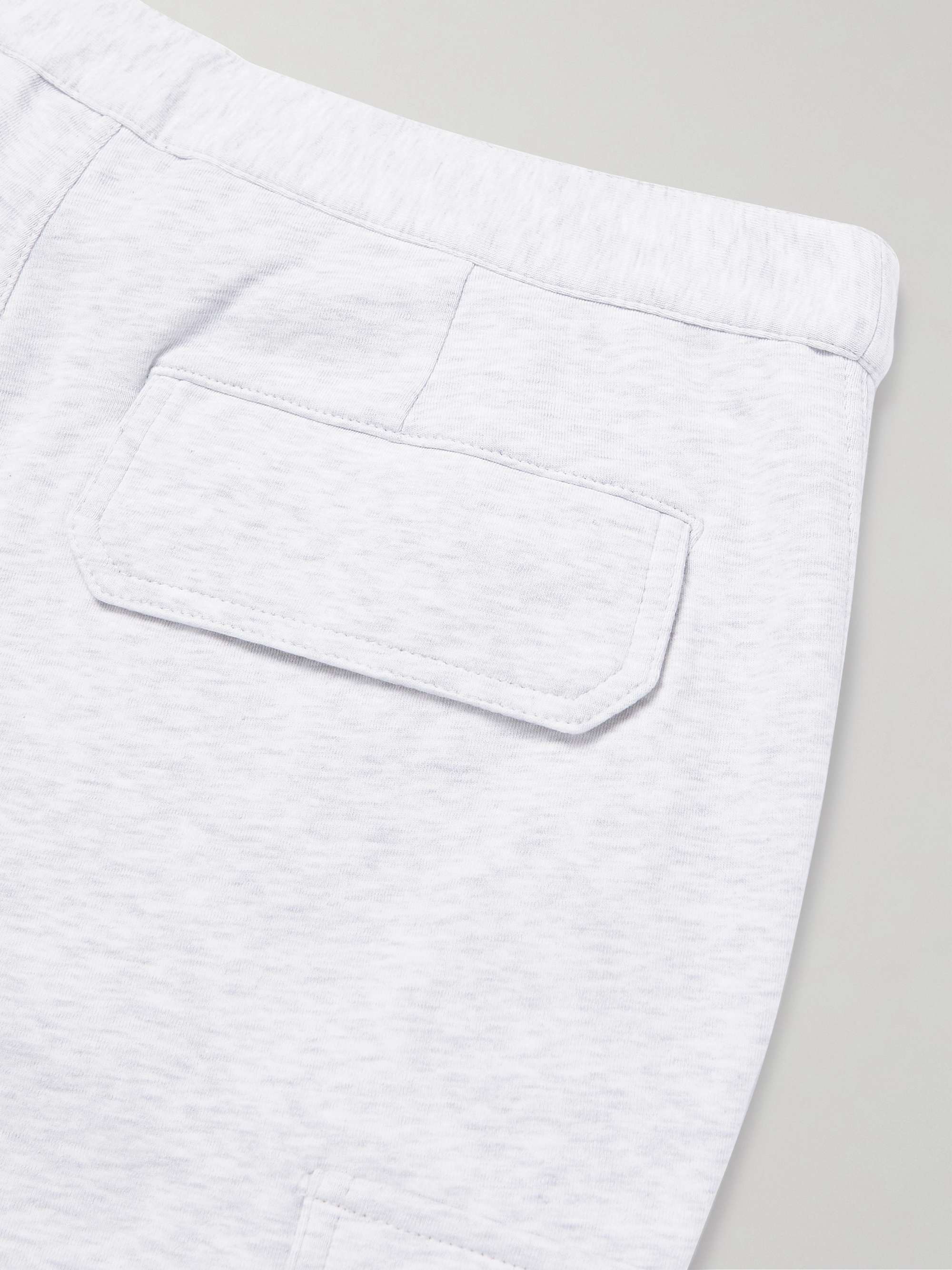 BRUNELLO CUCINELLI Straight-Leg Cotton-Blend Drawstrings Shorts