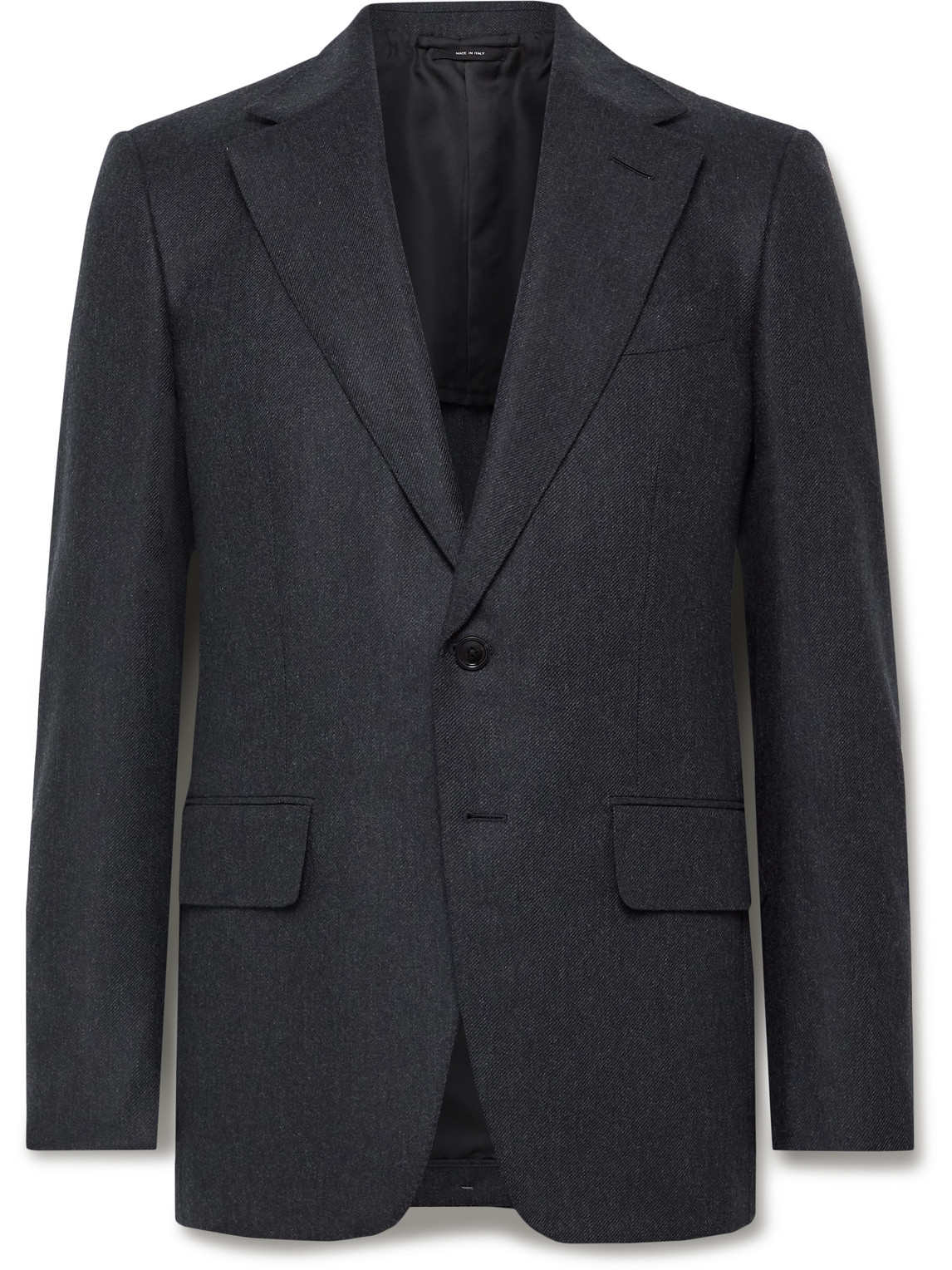 Tom Ford Shelton Slim-fit Wool And Cashmere-blend Twill Blazer In Gray ...