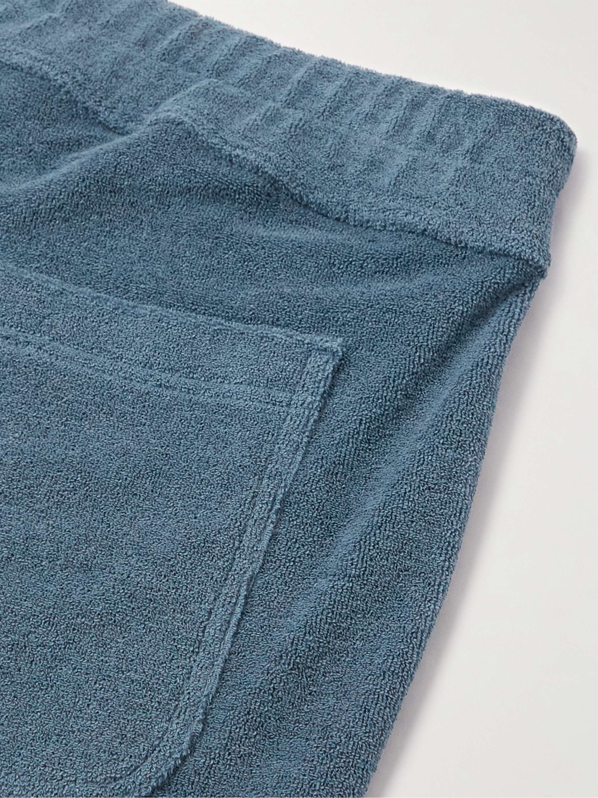TOM FORD Straight-Leg Cotton-Terry Drawstring Shorts