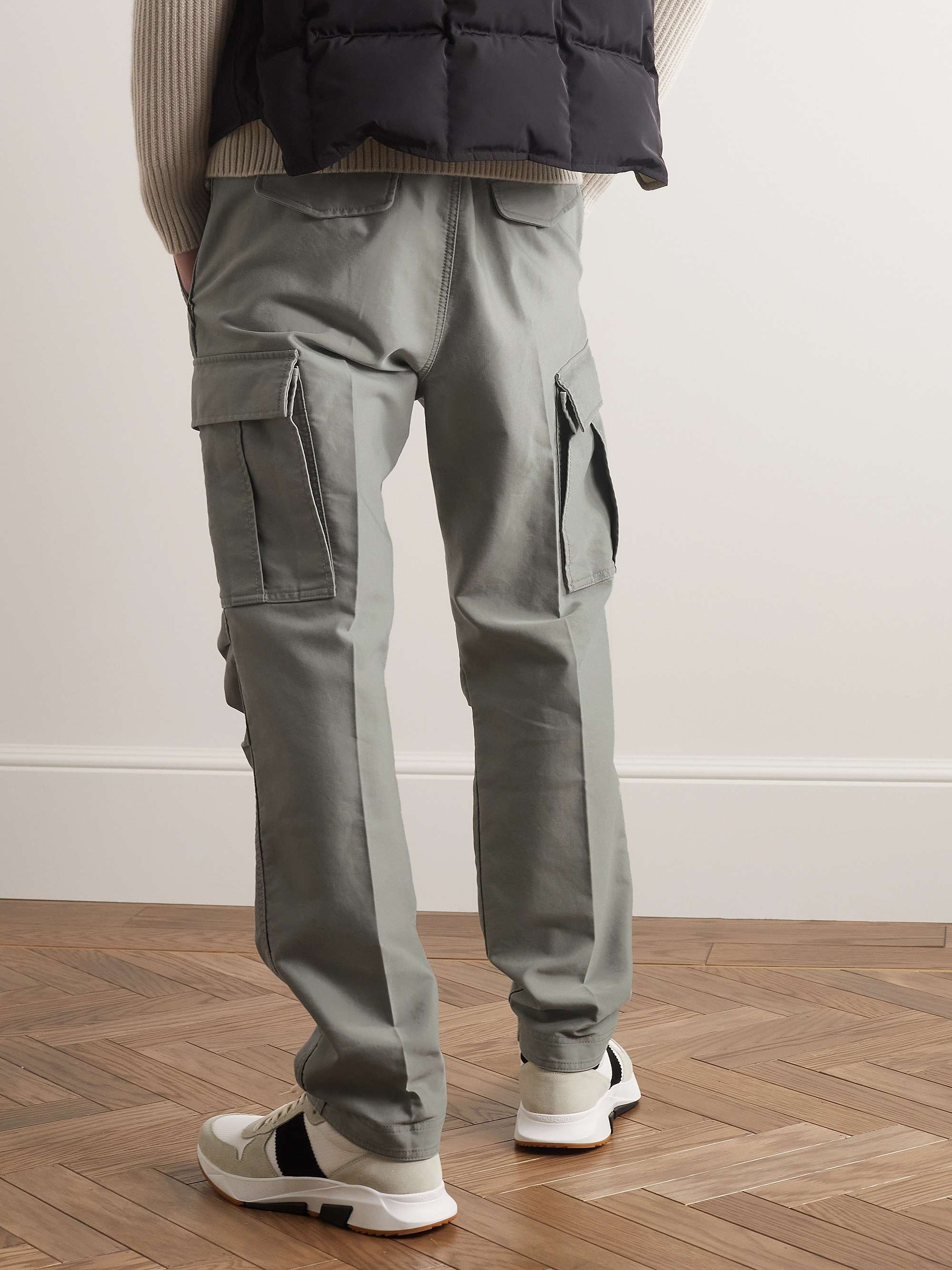 TOM FORD Straight-Leg Cotton Cargo Trousers