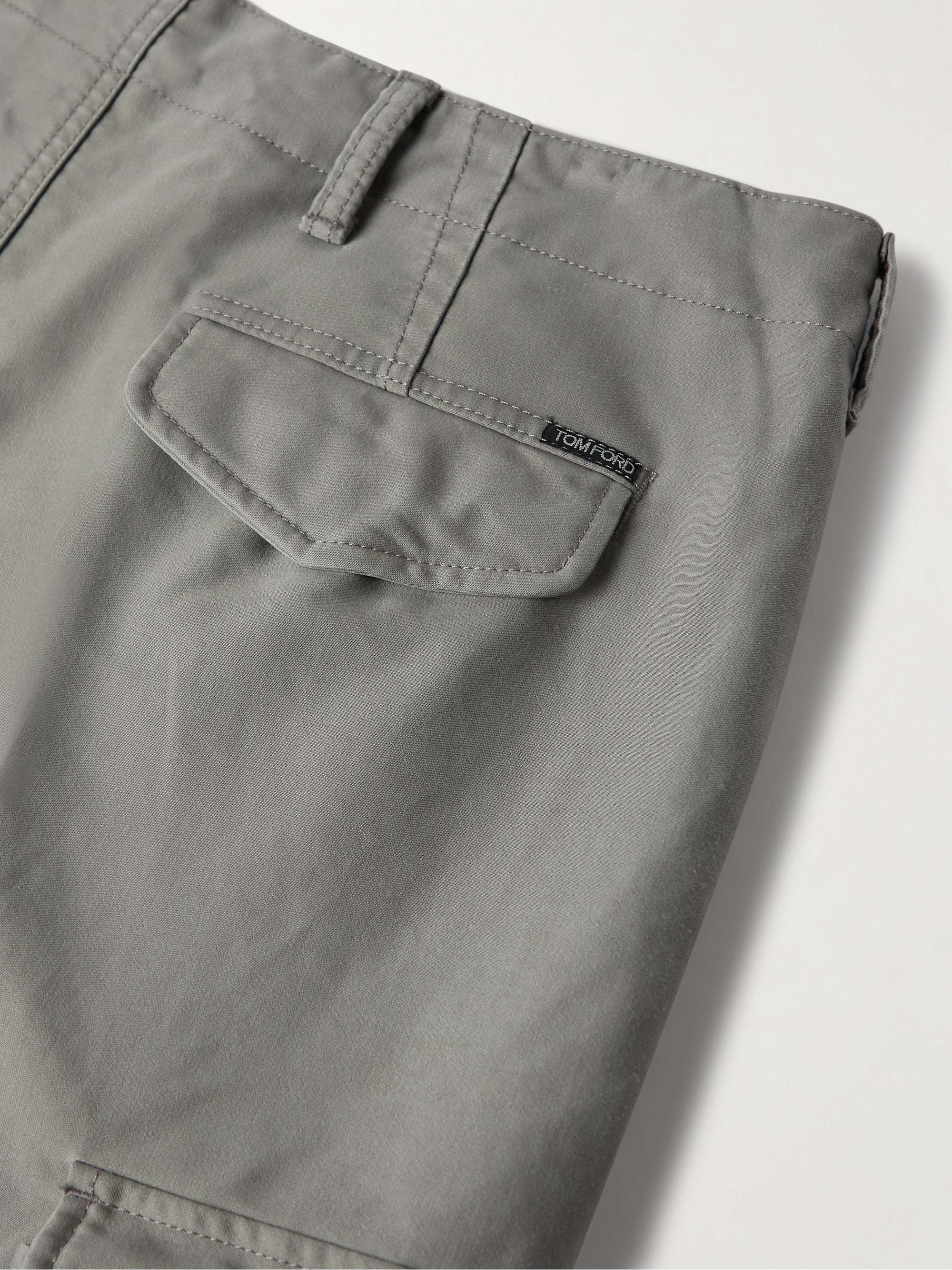 TOM FORD Straight-Leg Cotton Cargo Trousers
