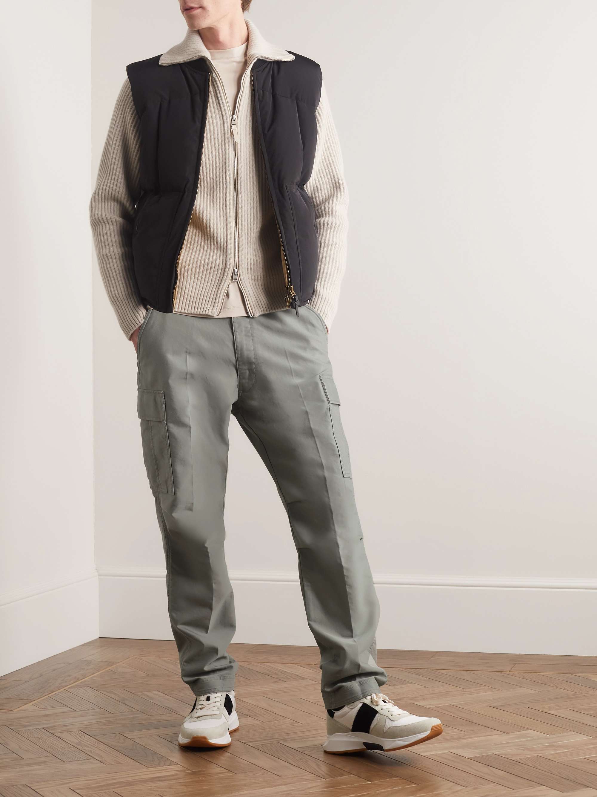 TOM FORD Straight-Leg Cotton Cargo Trousers