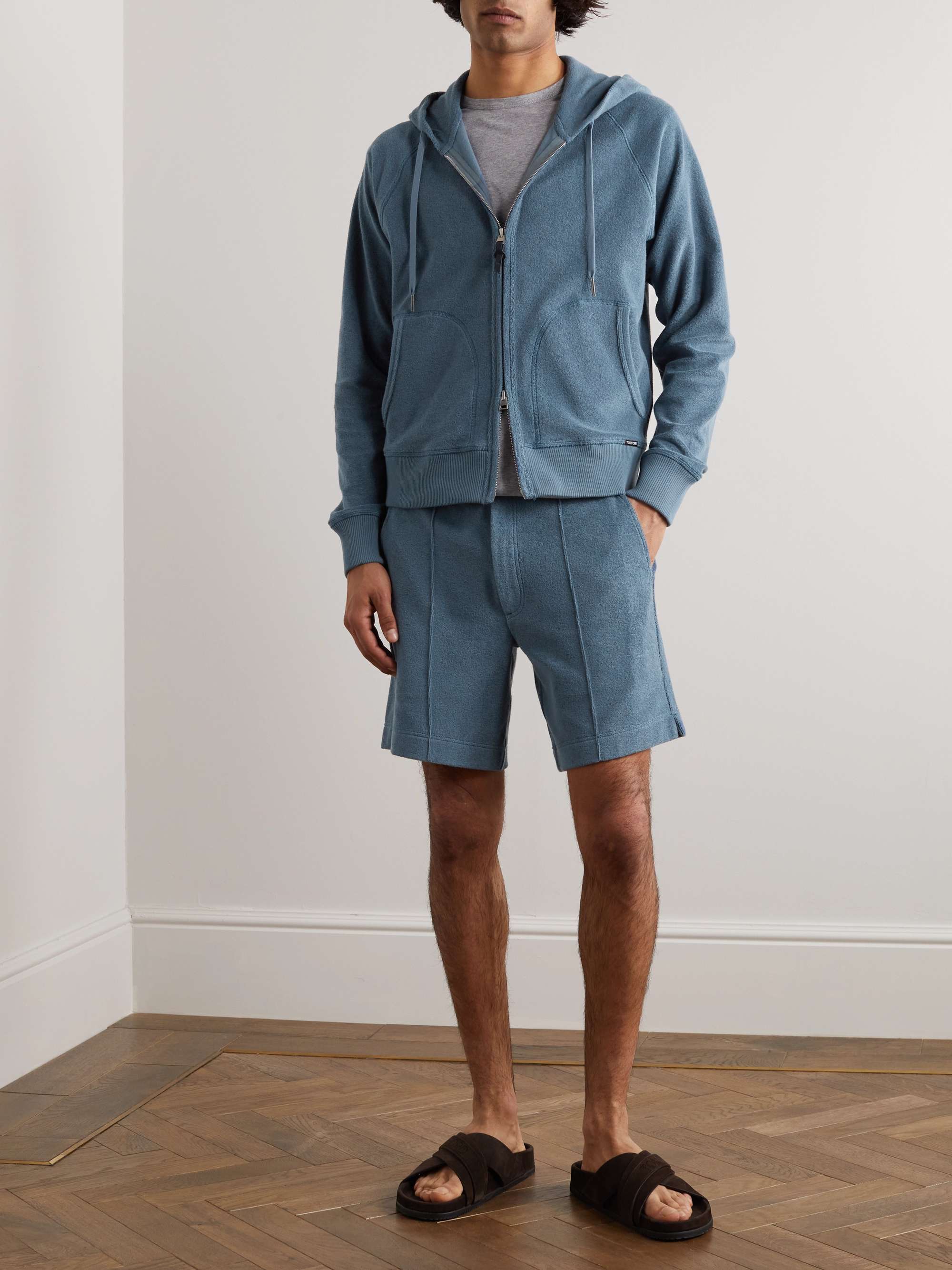 TOM FORD Slim-Fit Cotton-Terry Zip-Up Hoodie