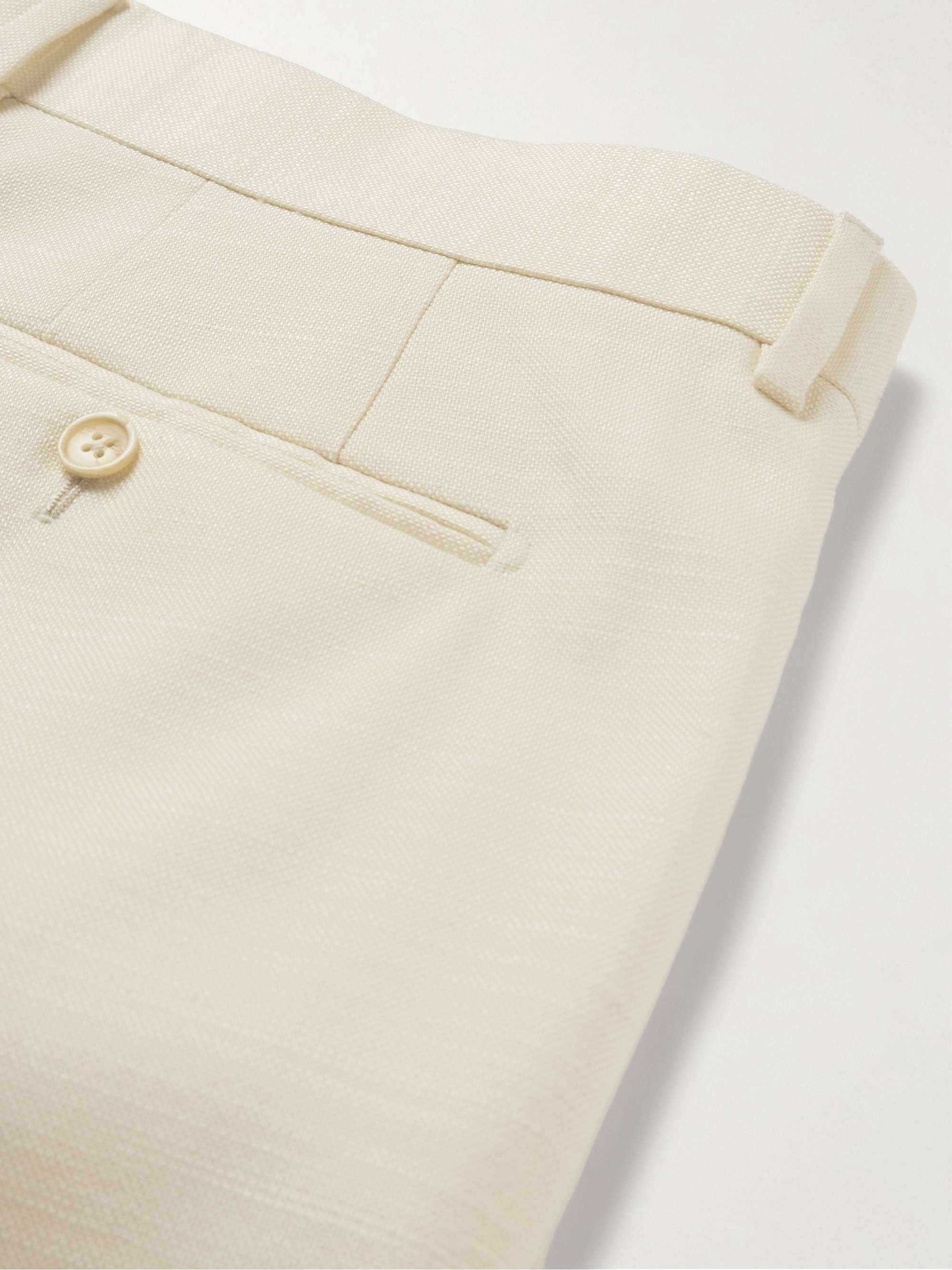 TOM FORD Cooper Straight-Leg Silk, Wool and Mohair-Blend Suit Trousers