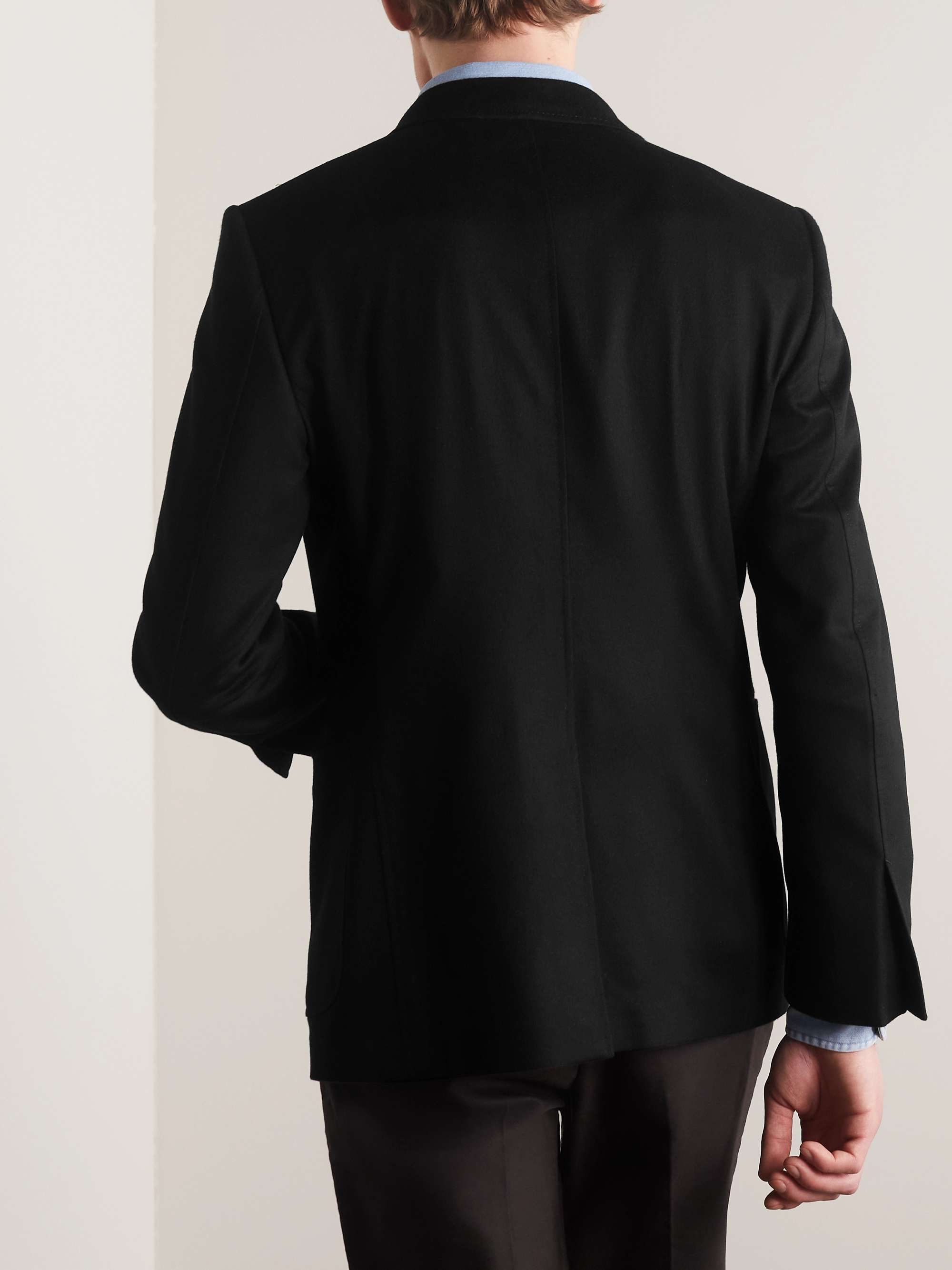 TOM FORD O'Connor Slim-Fit Brushed-Cashmere Blazer