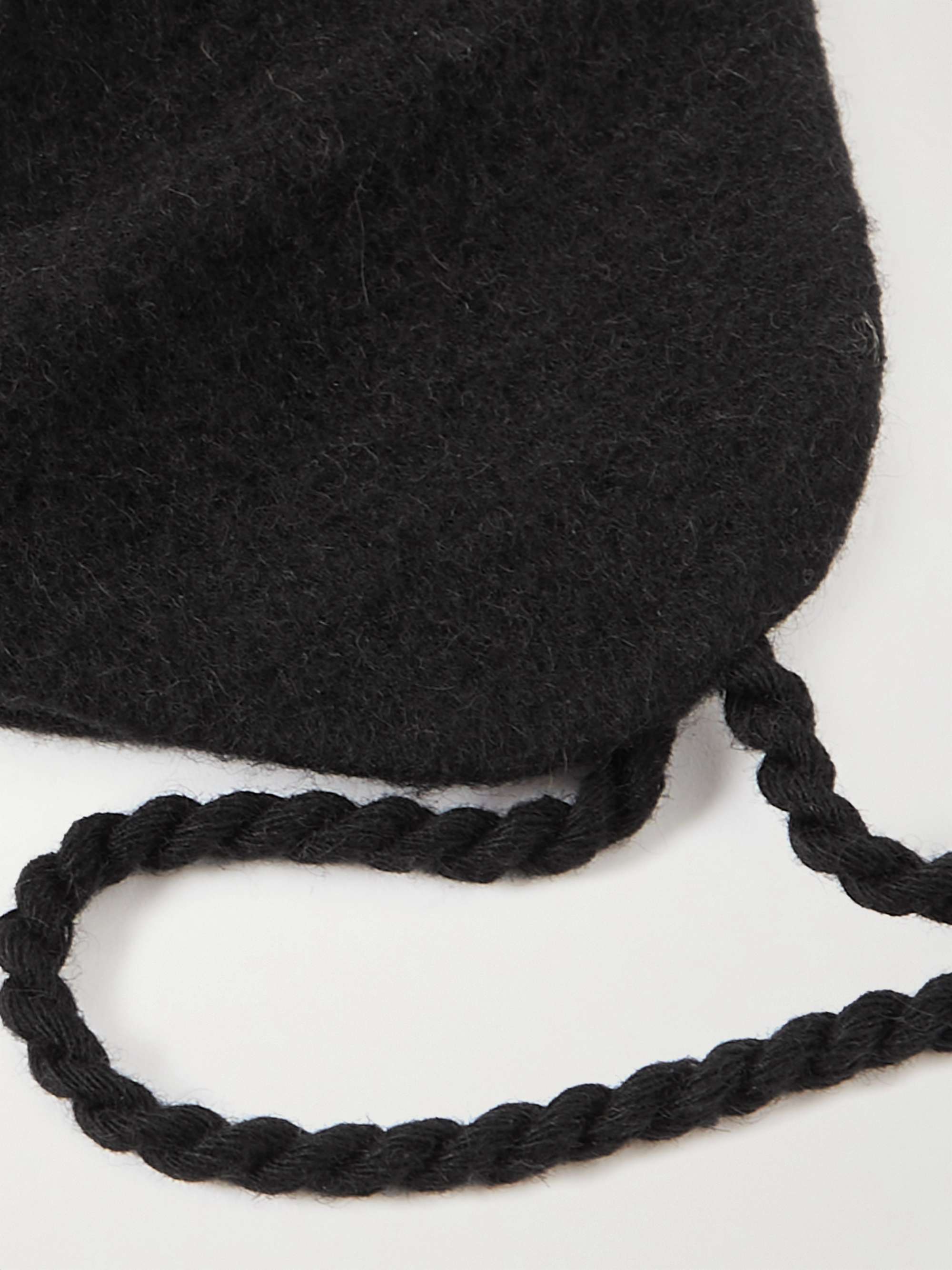 Brushed Melton Camel Hair Cap