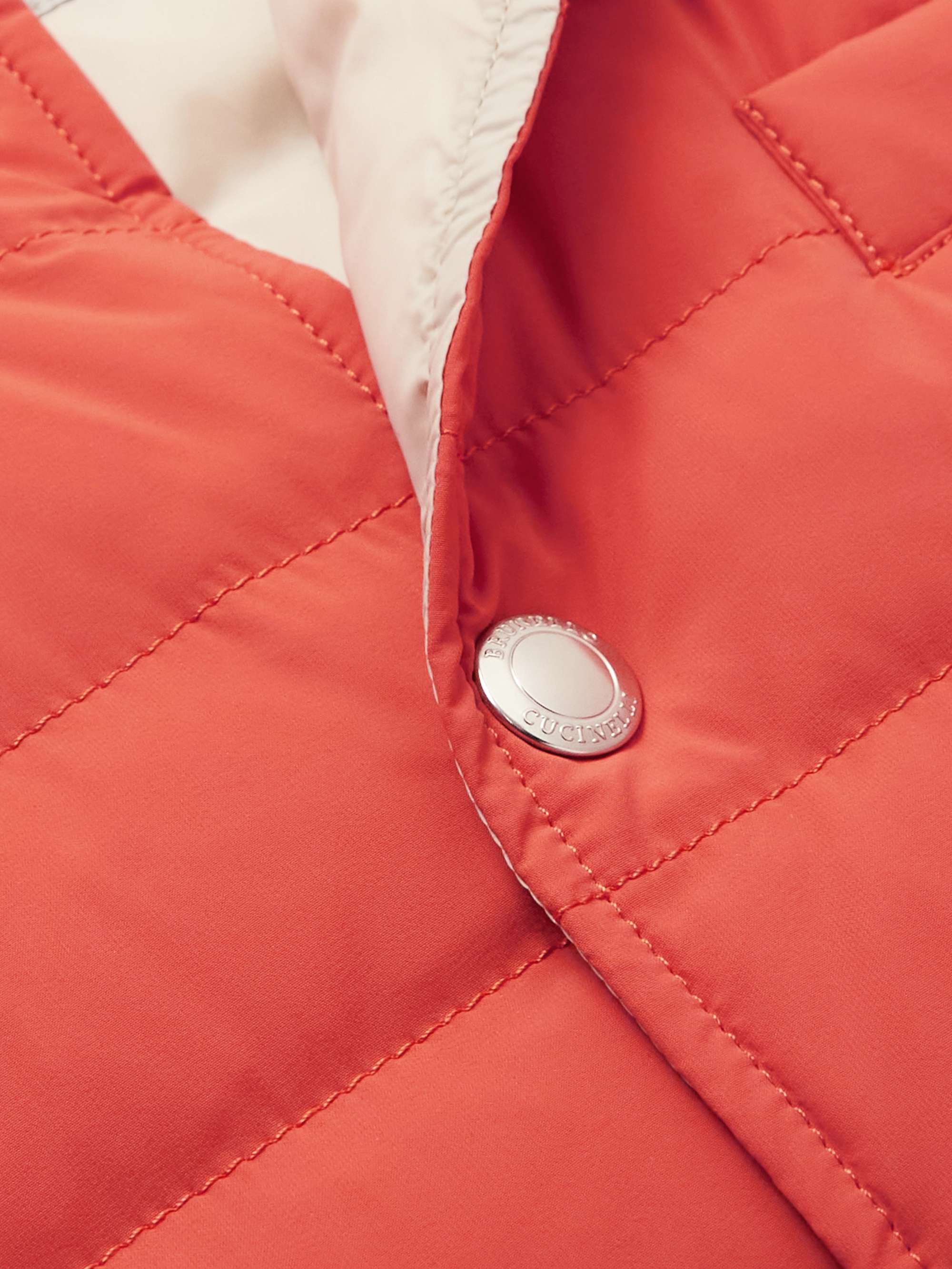 BRUNELLO CUCINELLI Slim-Fit Quilted Nylon Down Gilet