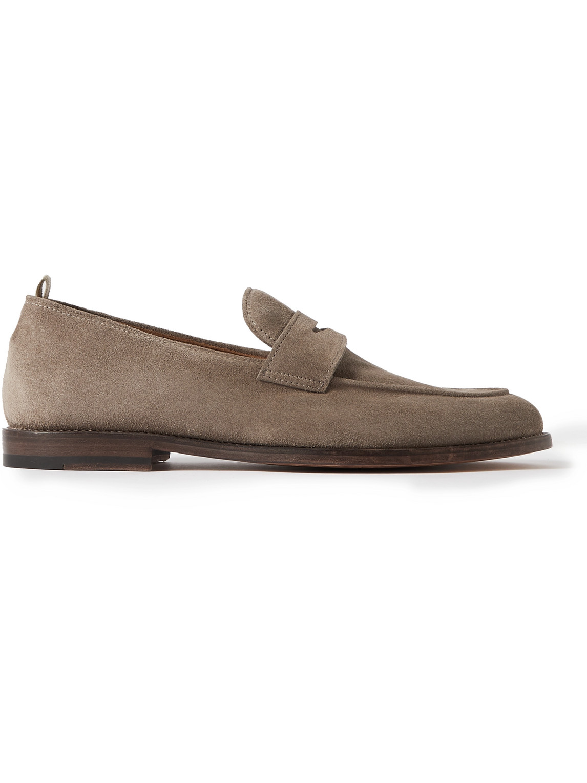 Officine Creative Opera Suede Penny Loafers - Men