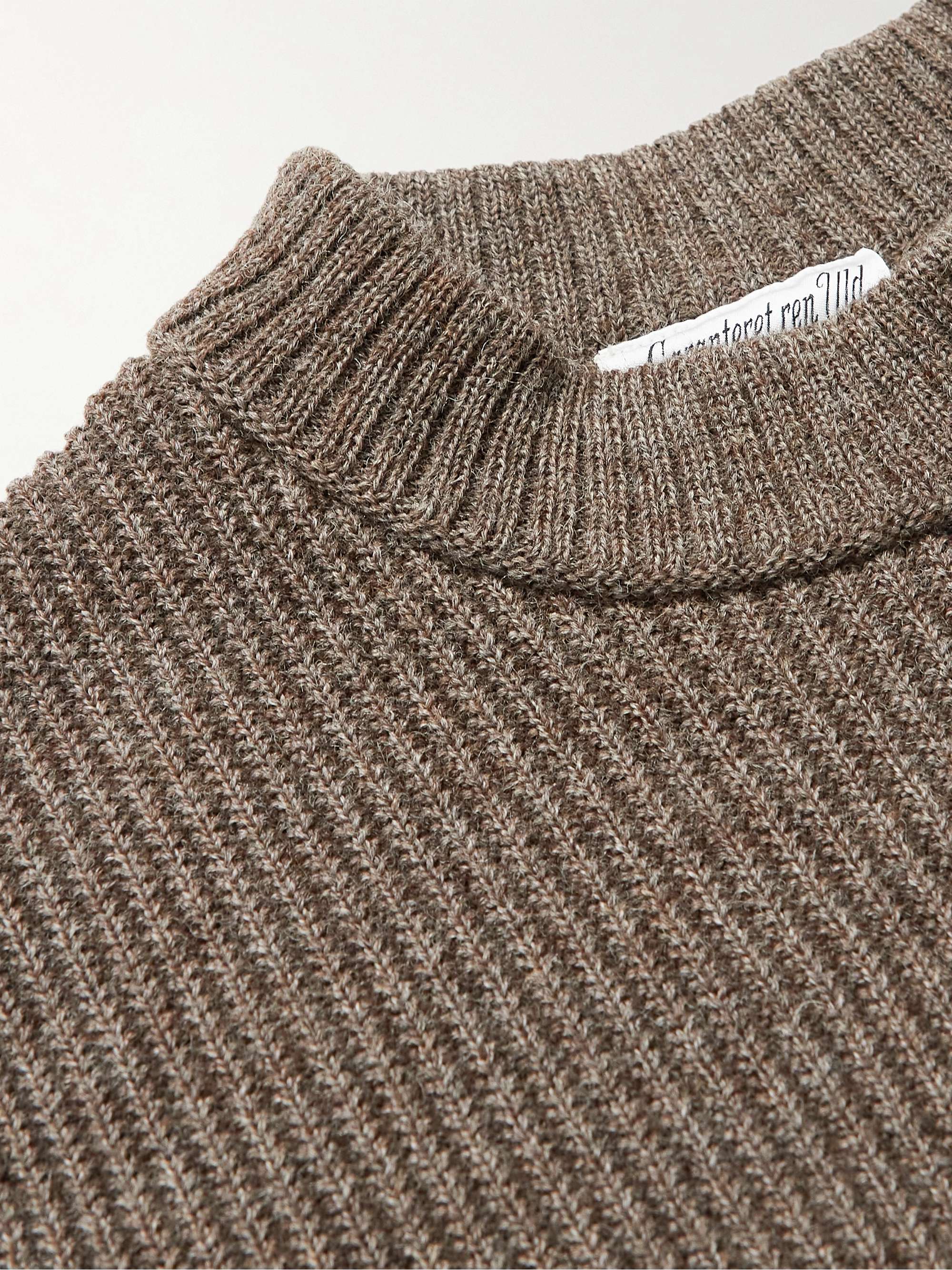 S.N.S. HERNING Fender Ribbed Wool Sweater