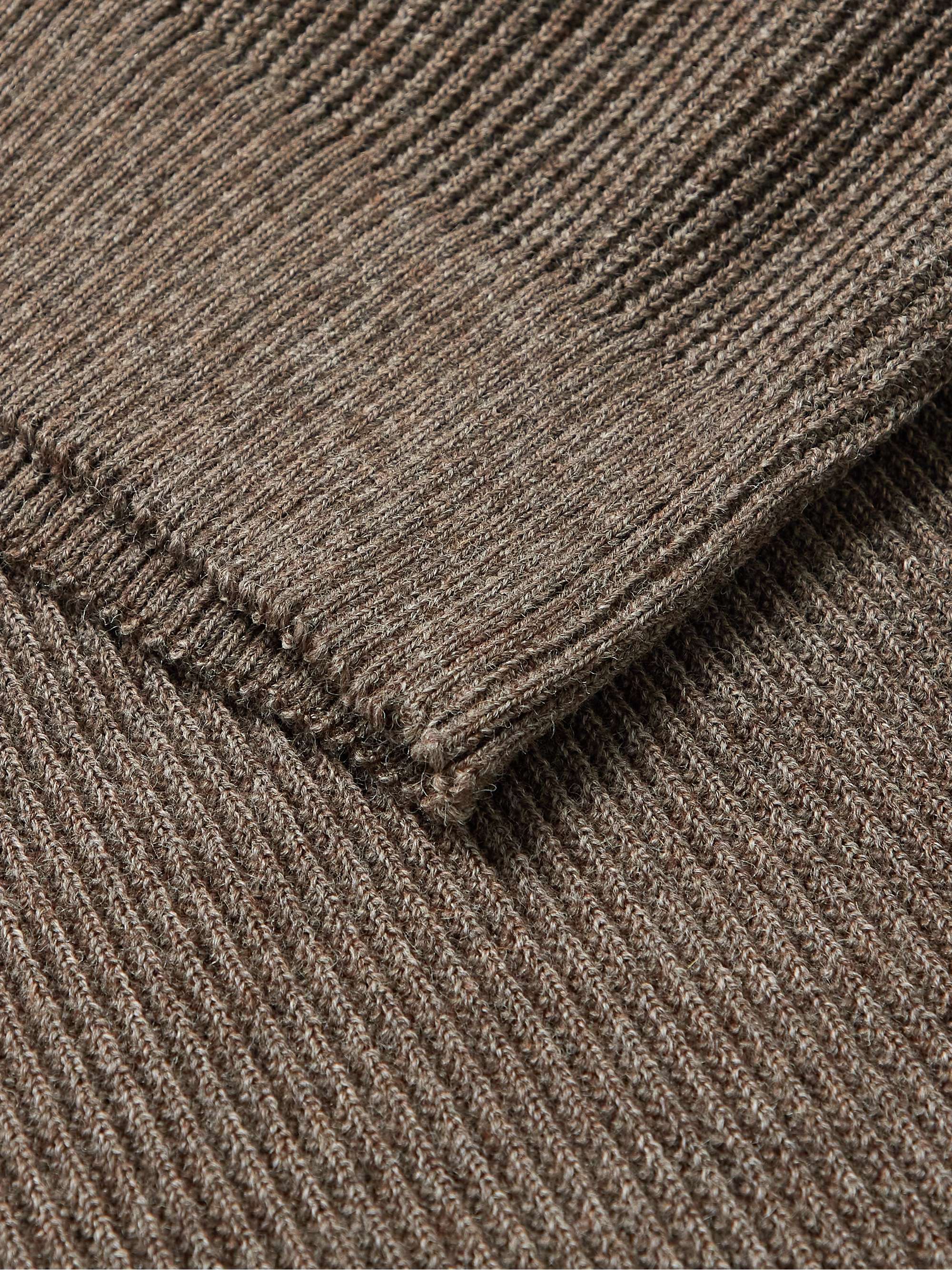 S.N.S. HERNING Fender Ribbed Wool Sweater
