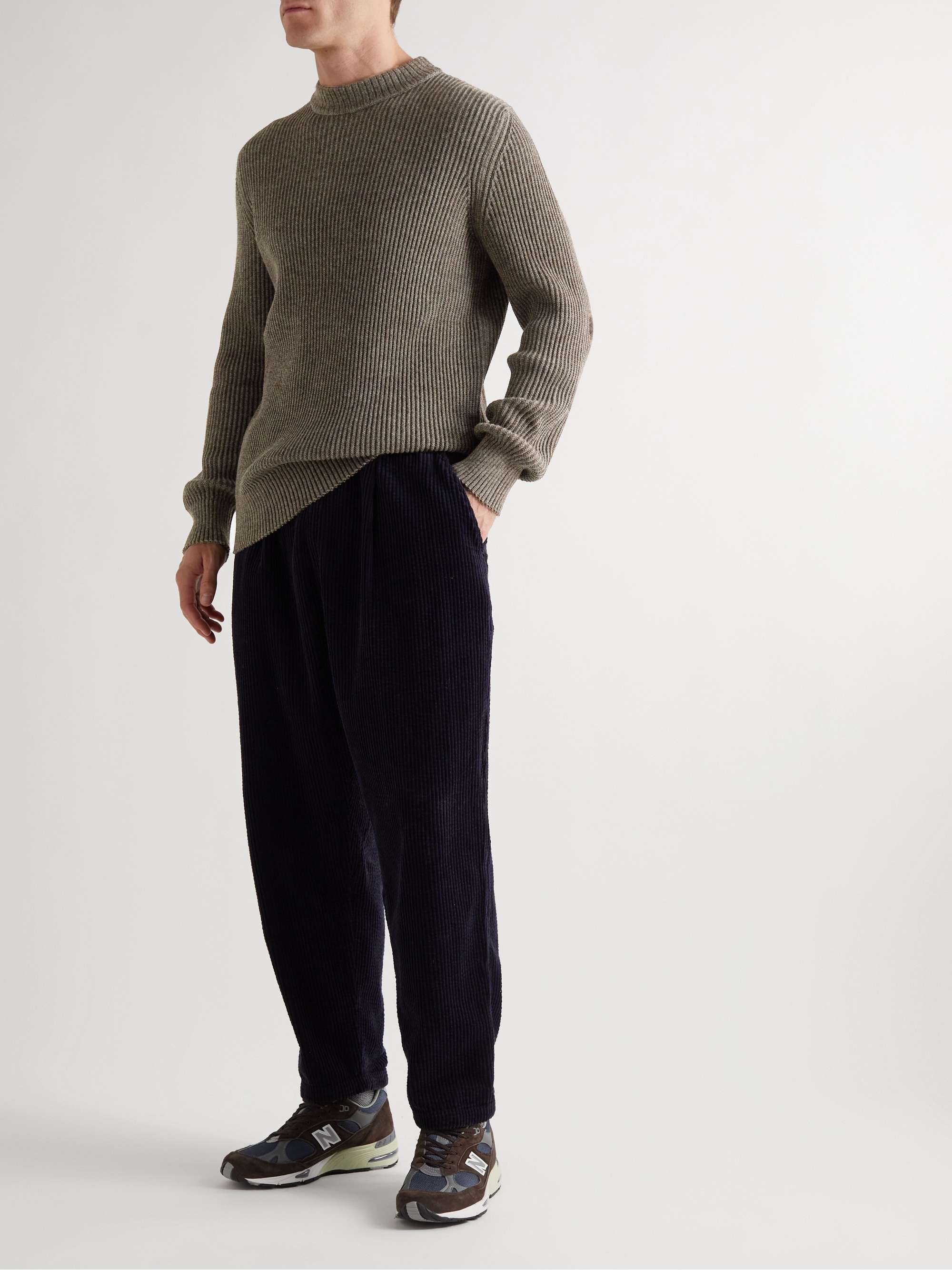 S.N.S. HERNING Fender Ribbed Wool Sweater