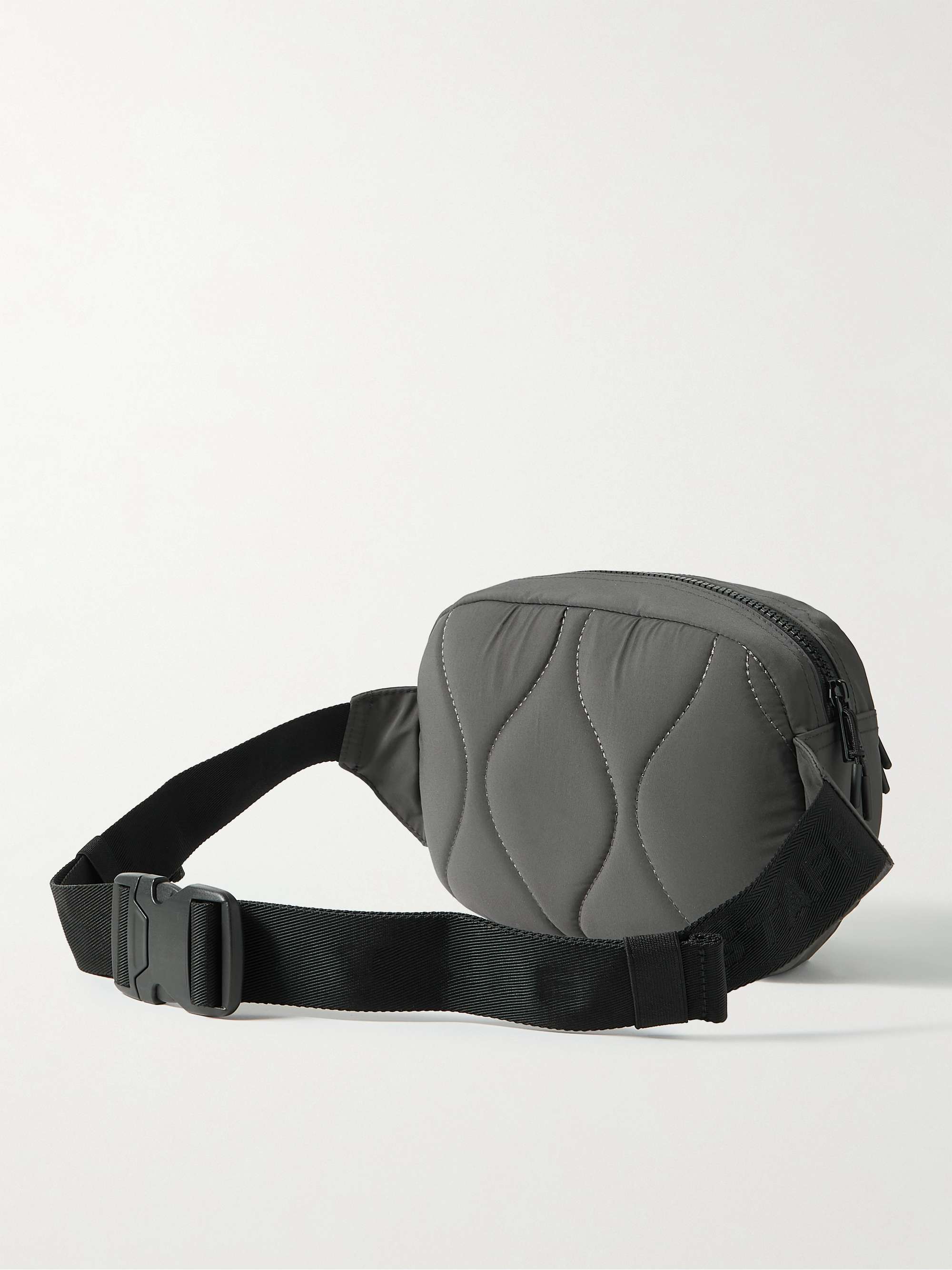 BELSTAFF Logo-Appliquéd Webbing-Trimmed Ripple Shell Belt Bag