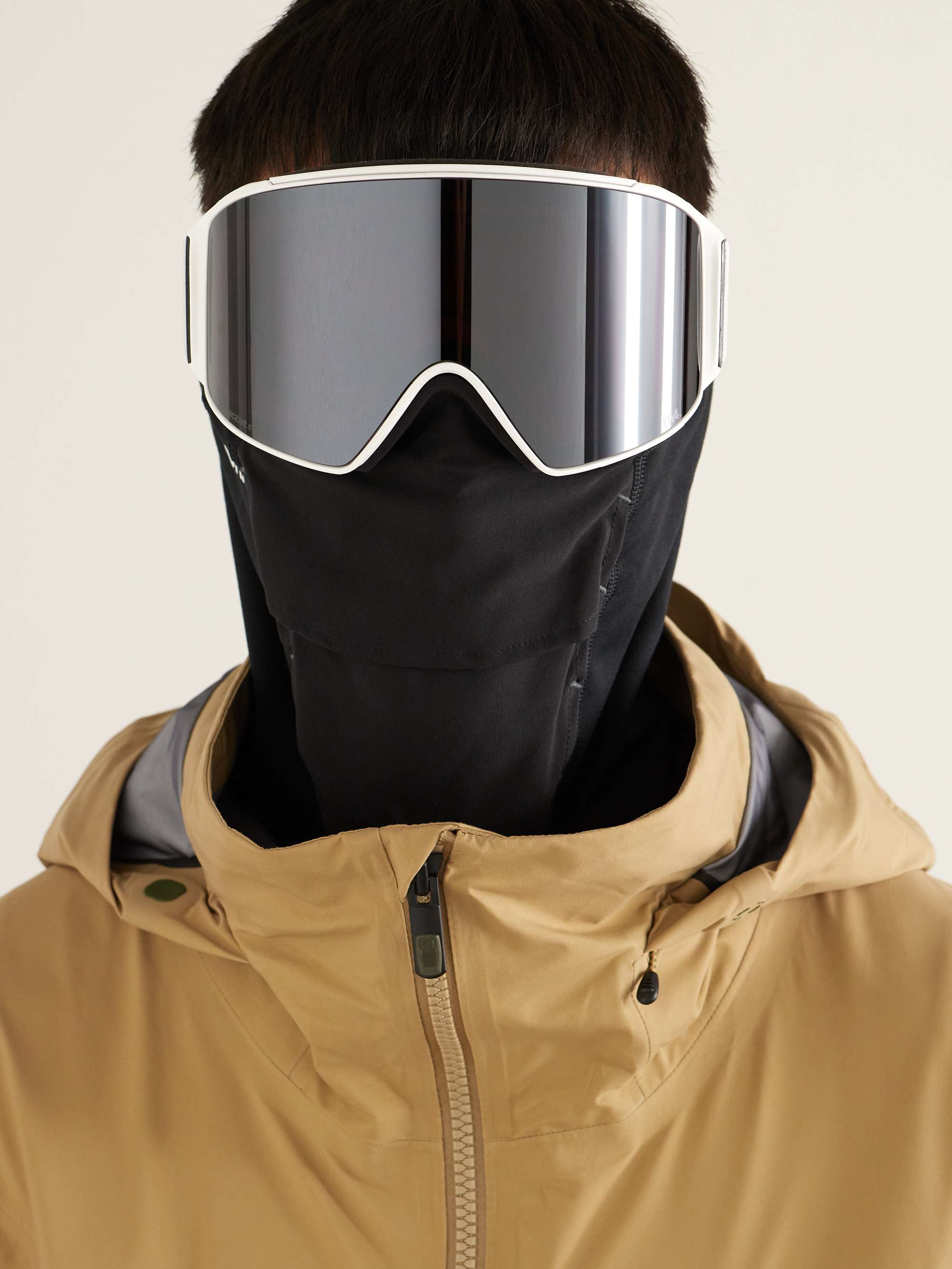 ANON M4 Cylindrical Ski Goggles and Stretch-Jersey Face Mask
