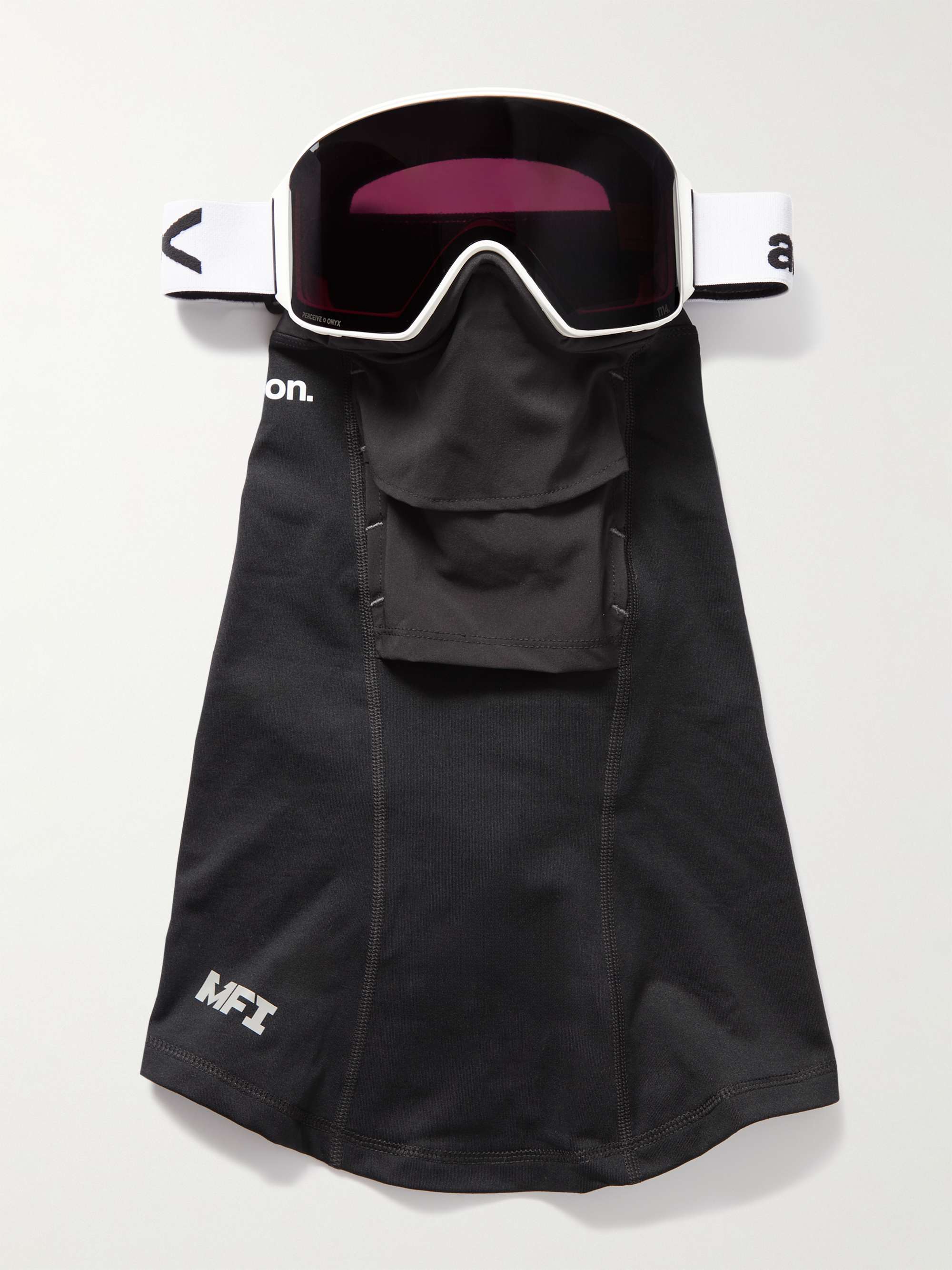 ANON M4 Cylindrical Ski Goggles and Stretch-Jersey Face Mask