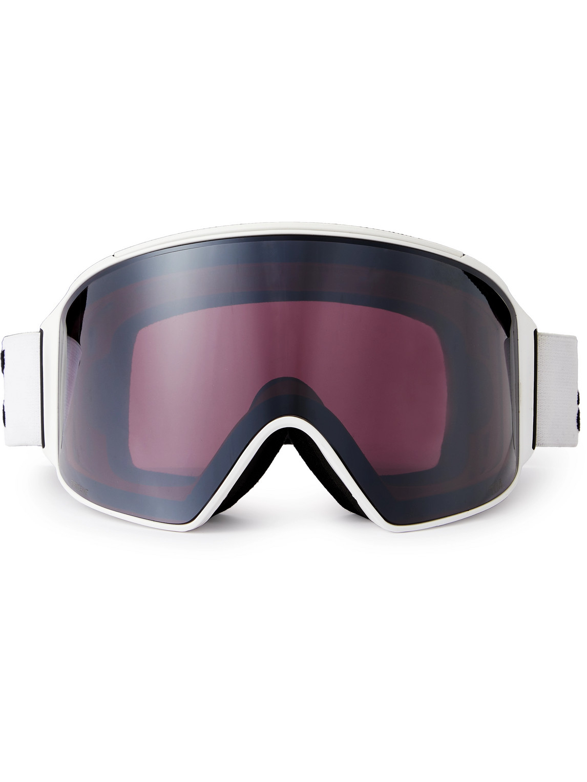 Anon M4 Cylindrical Ski Goggles And Stretch-jersey Face Mask In White