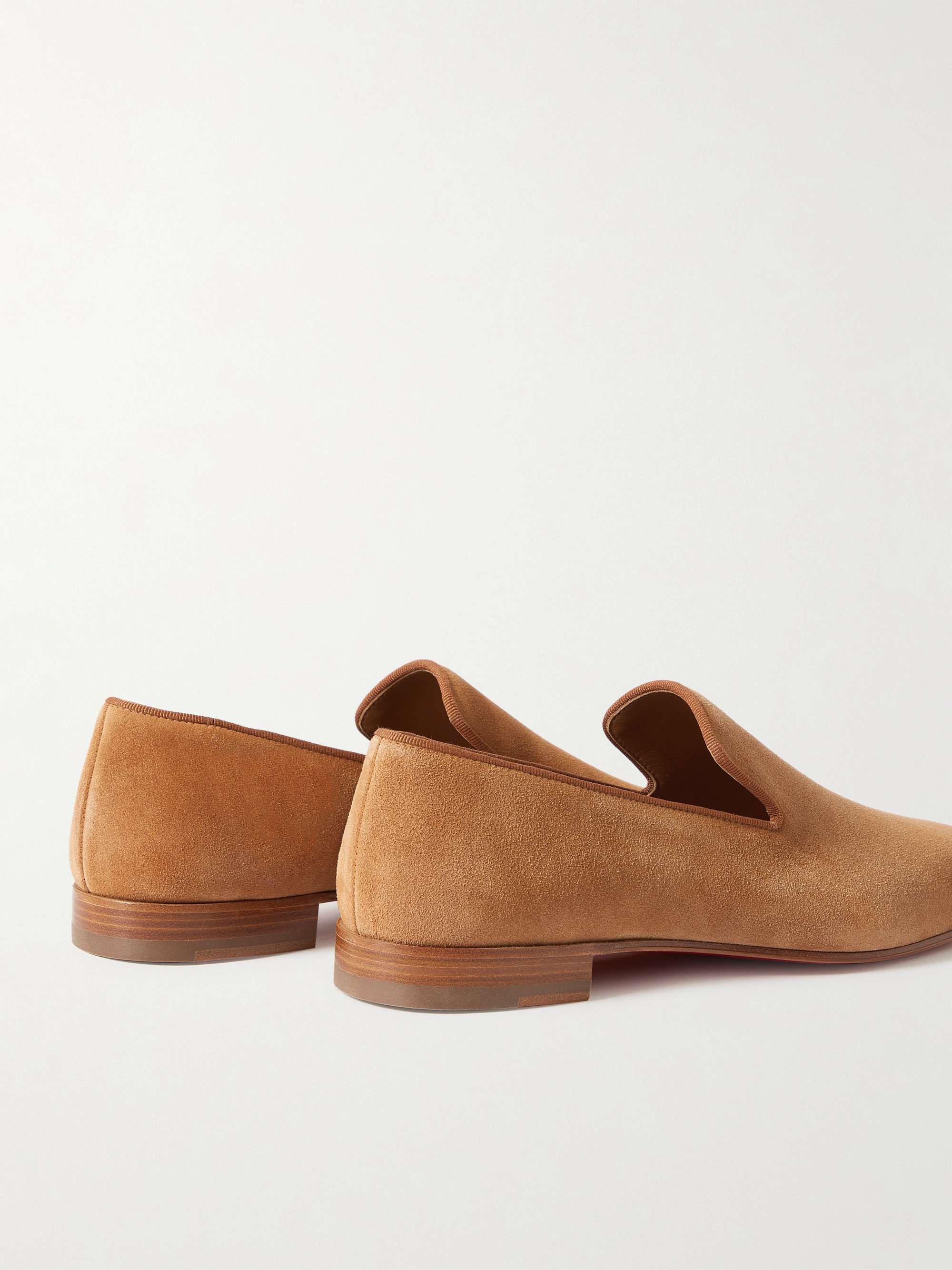 CHRISTIAN LOUBOUTIN Dandelion Suede Loafers