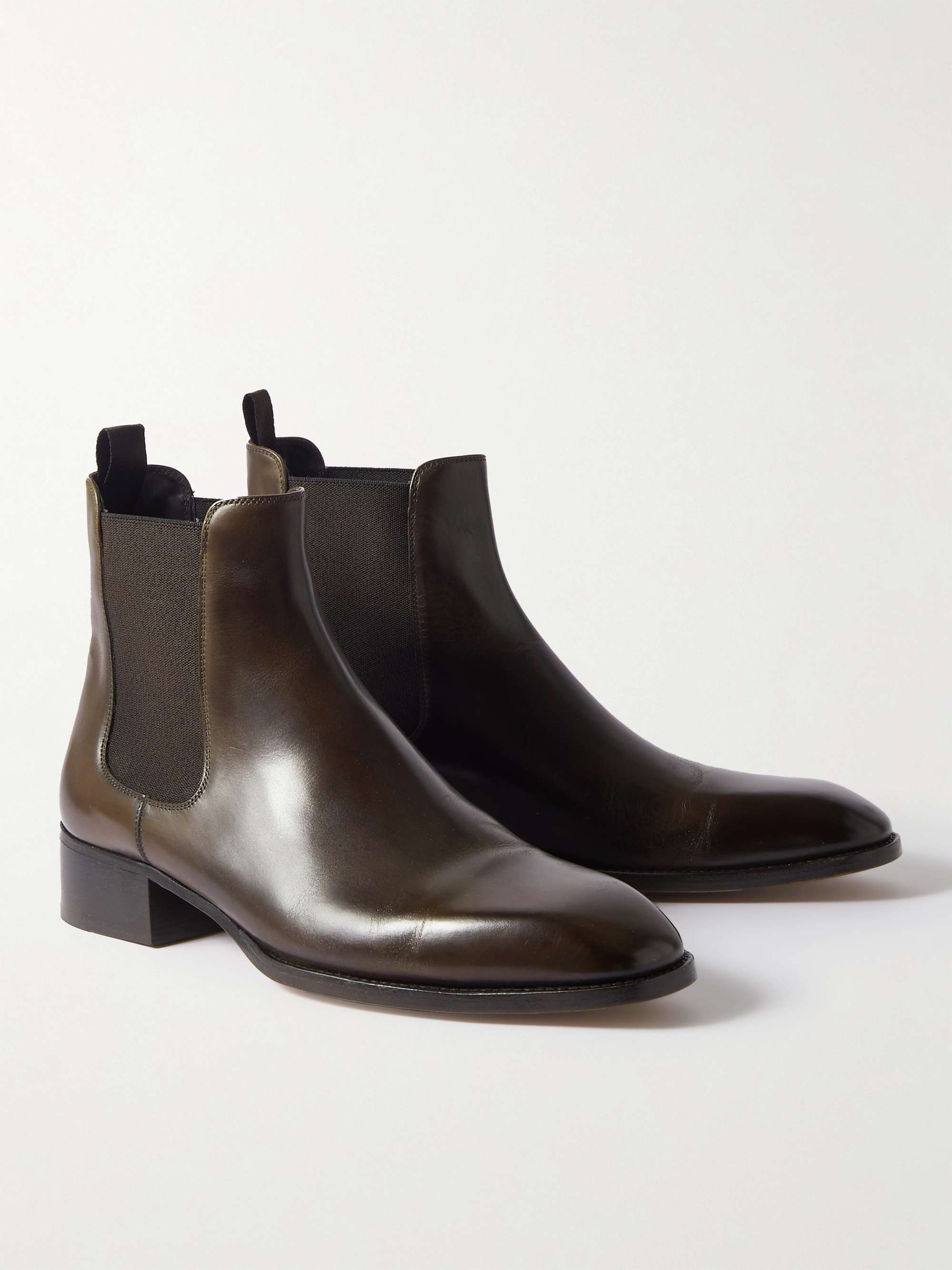 TOM FORD Leather Chelsea Boots