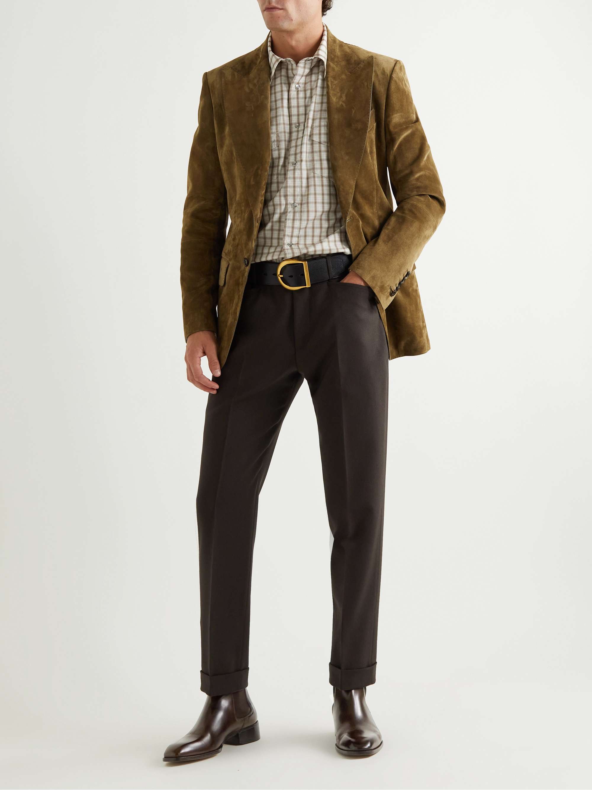 TOM FORD Leather Chelsea Boots