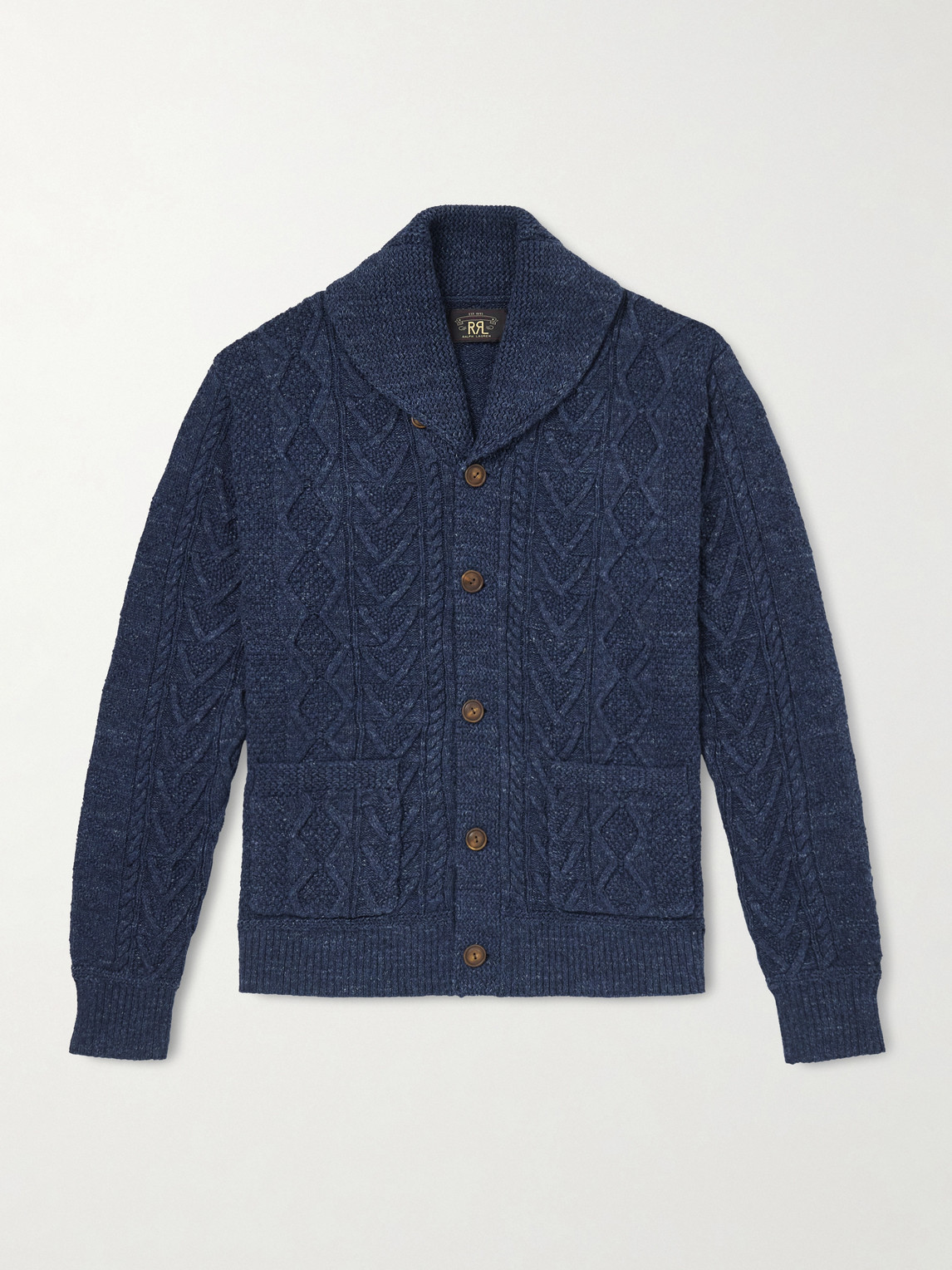 RRL Cable-Knit Cotton Cardigan - Men
