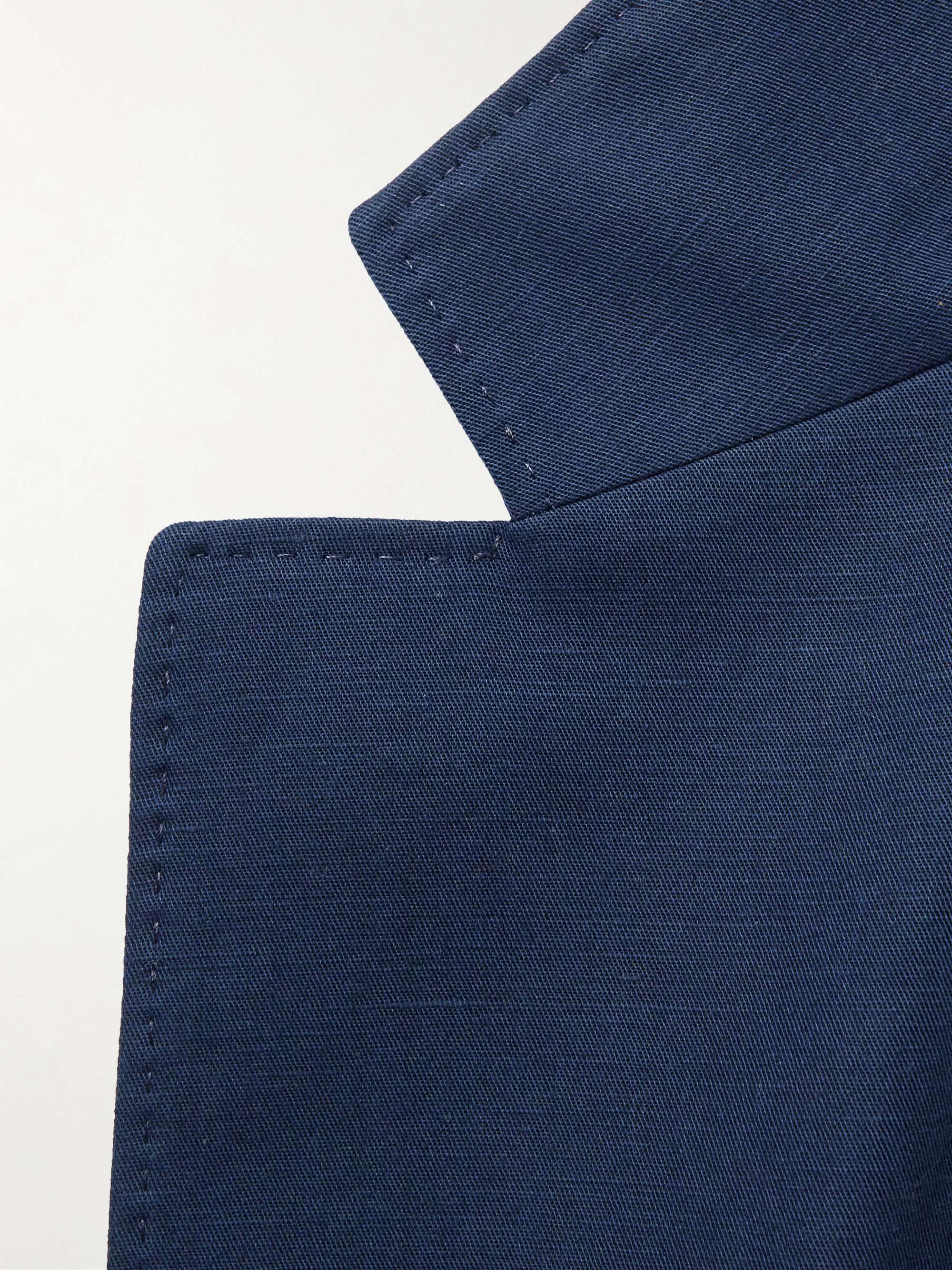 BRUNELLO CUCINELLI Slim-Fit Linen and Cotton-Blend Twill Suit Jacket