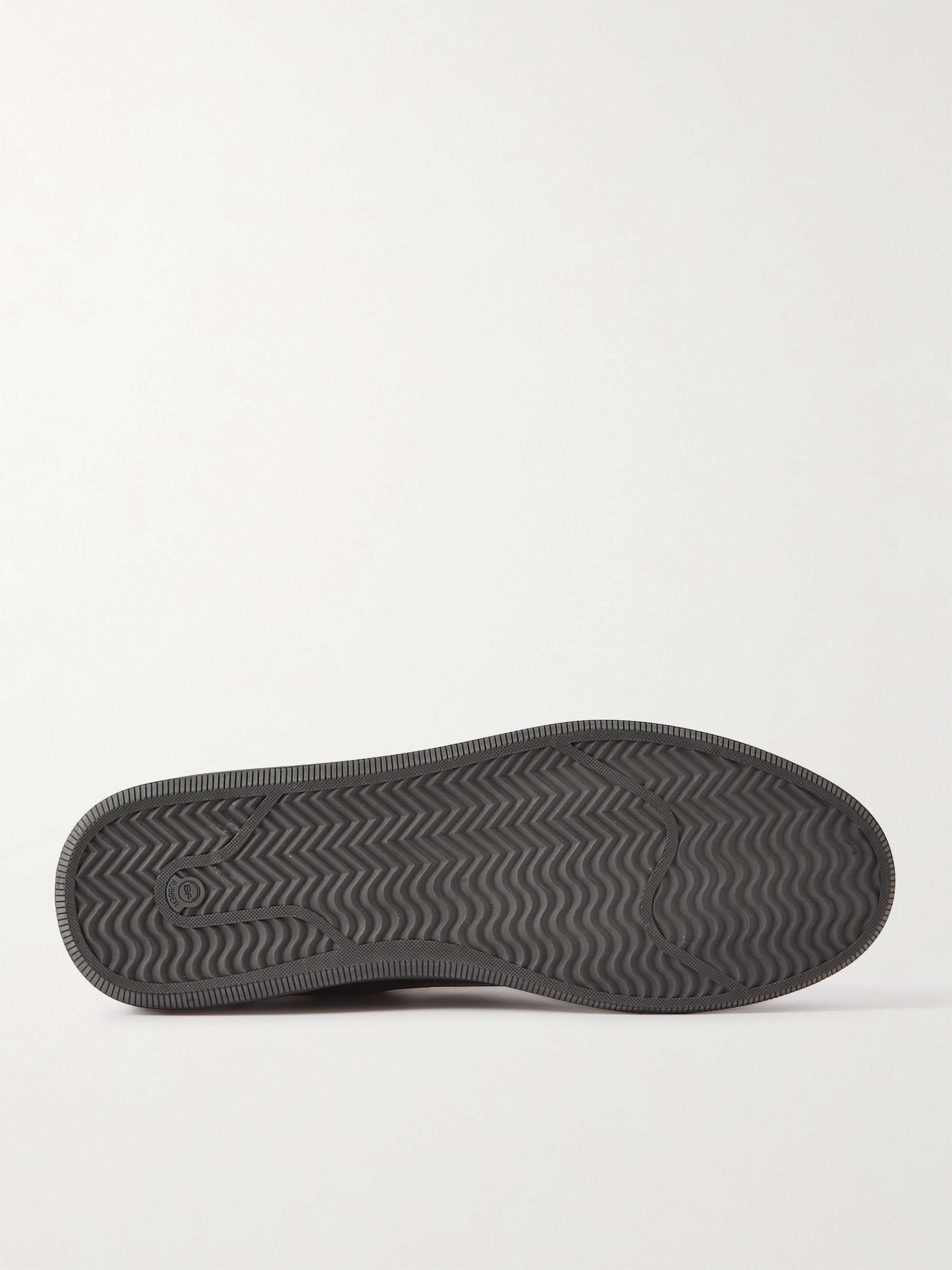 BELSTAFF Track Logo-Perforated Suede Sneakers