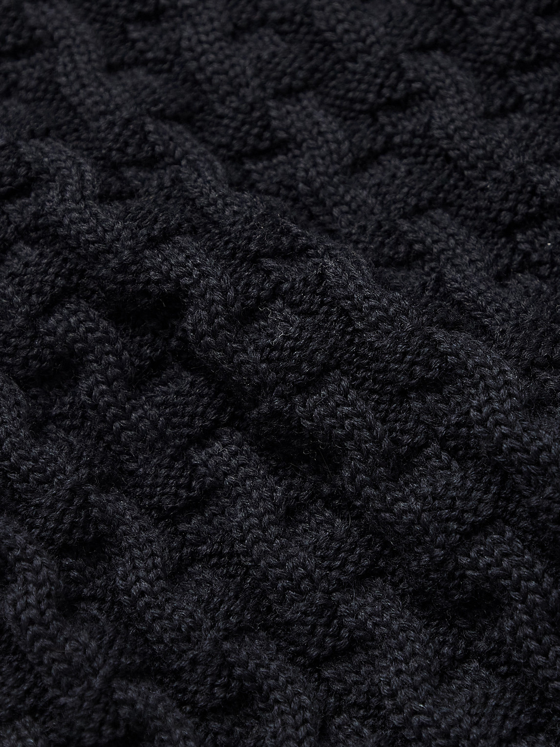 S.n.s Herning Stark Textured Virgin Wool Cardigan In Blue