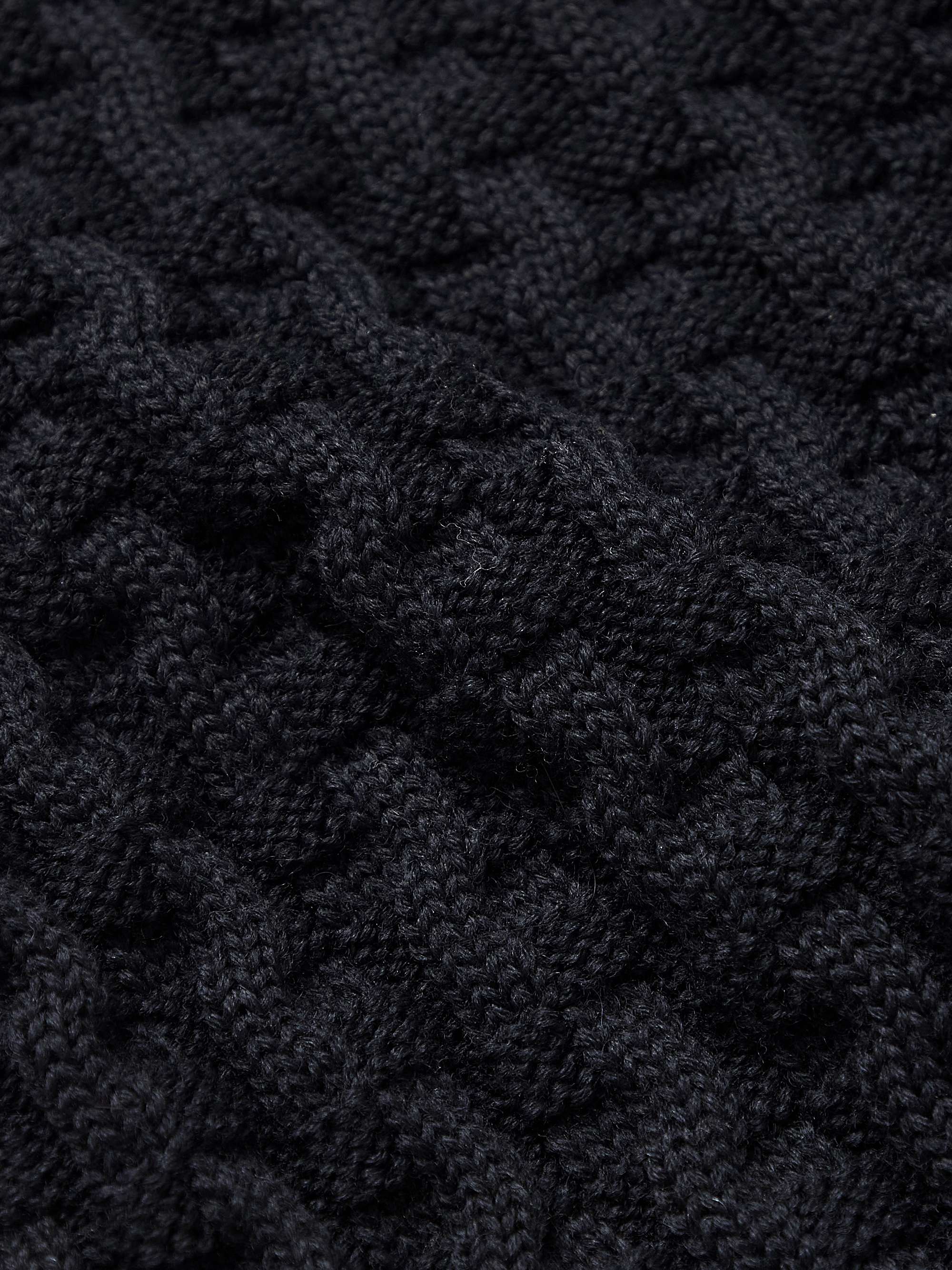S.N.S. HERNING Stark Textured Virgin Wool Cardigan