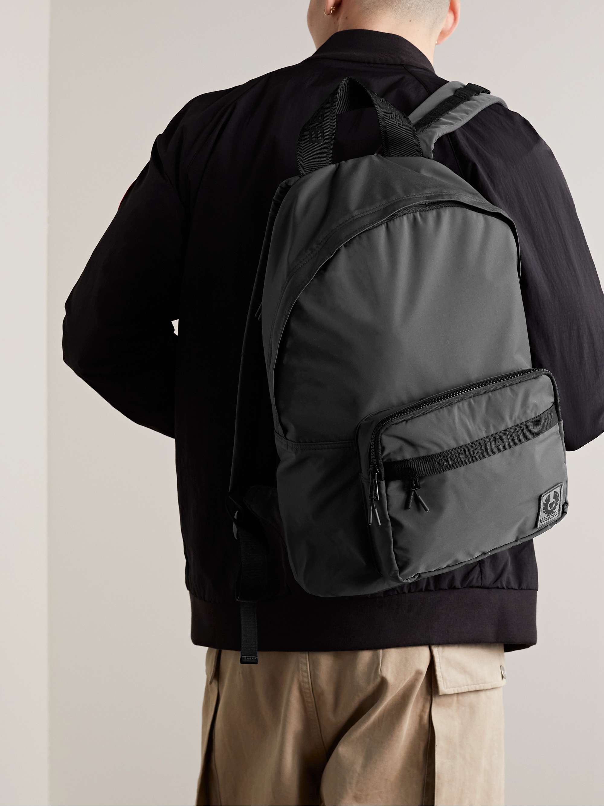 BELSTAFF Logo-Appliquéd Ripple Shell Backpack