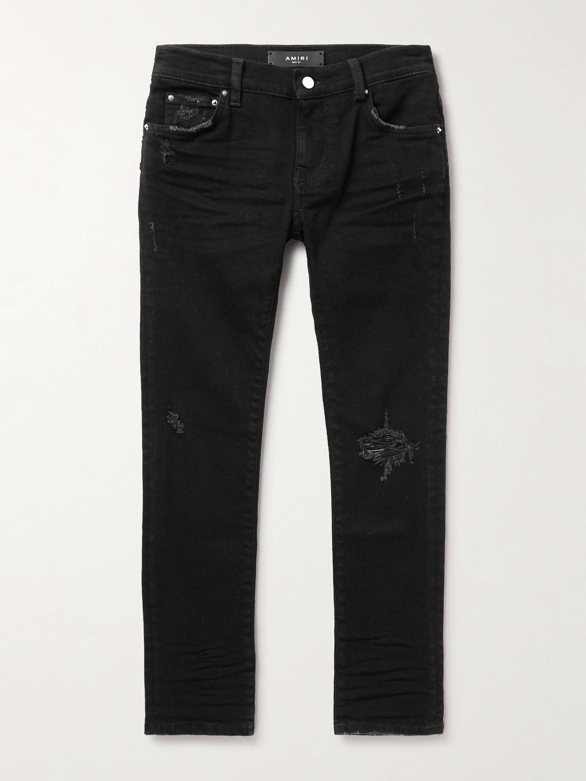 AMIRI KIDS Skinny-Fit Distressed Jeans for Men | MR PORTER