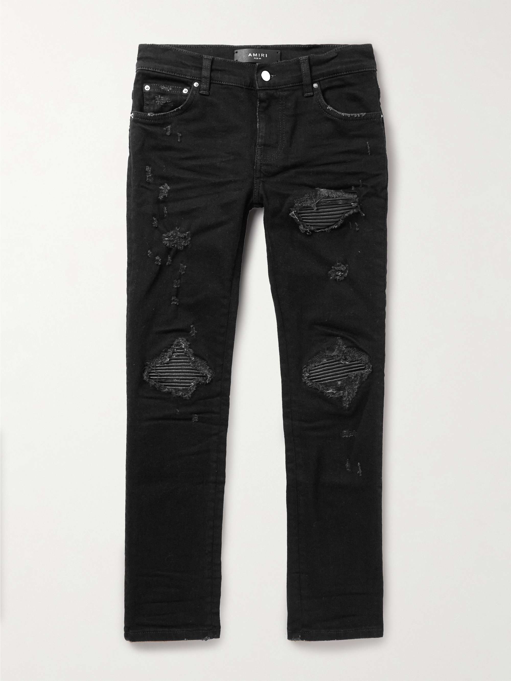 AMIRI KIDS MX1 Straight-Leg Distressed Jeans for Men | MR PORTER