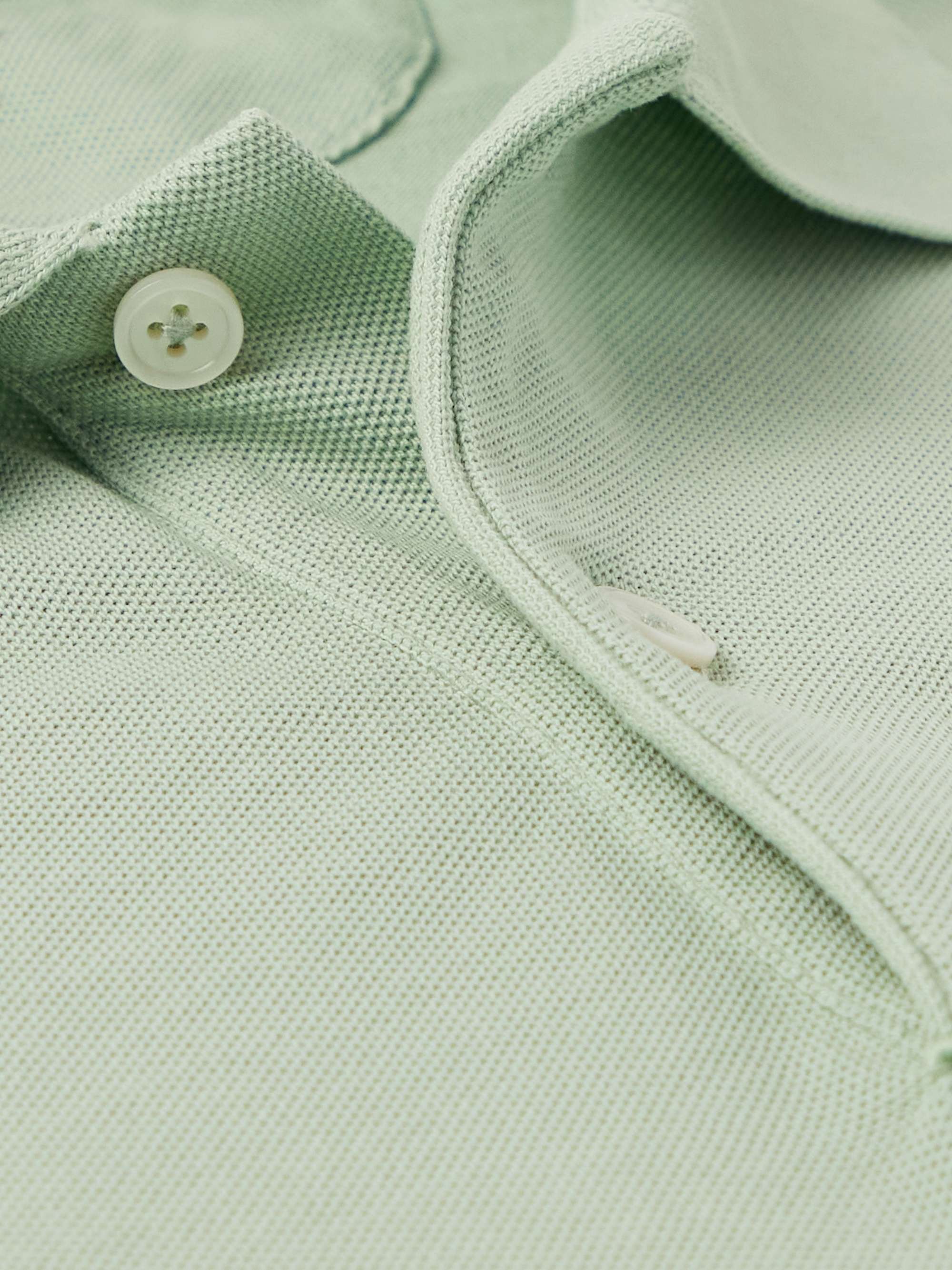 TOM FORD Cotton-Piqué Polo Shirt