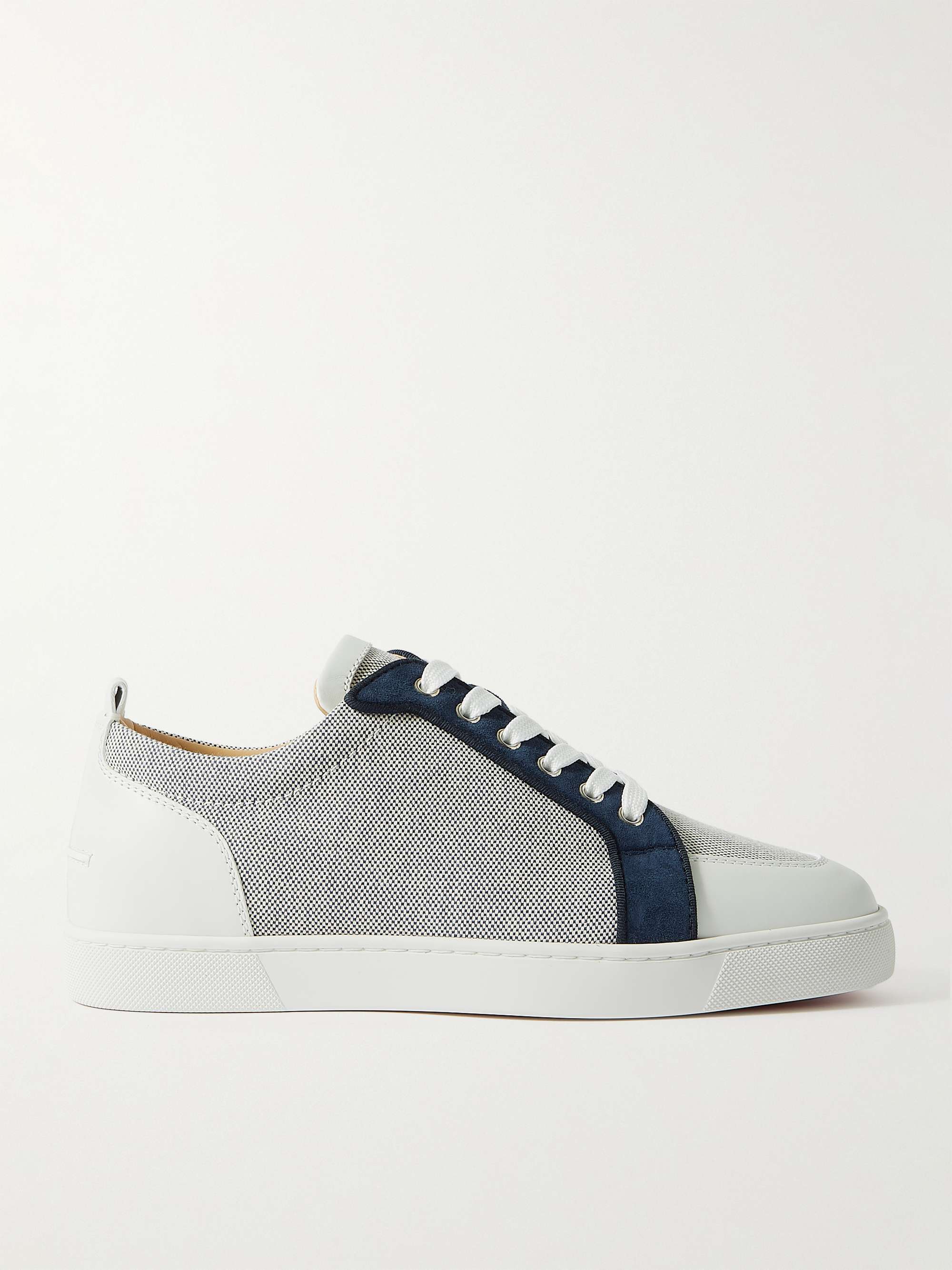 CHRISTIAN LOUBOUTIN Rantulow Full-Grain Leather Sneakers for Men