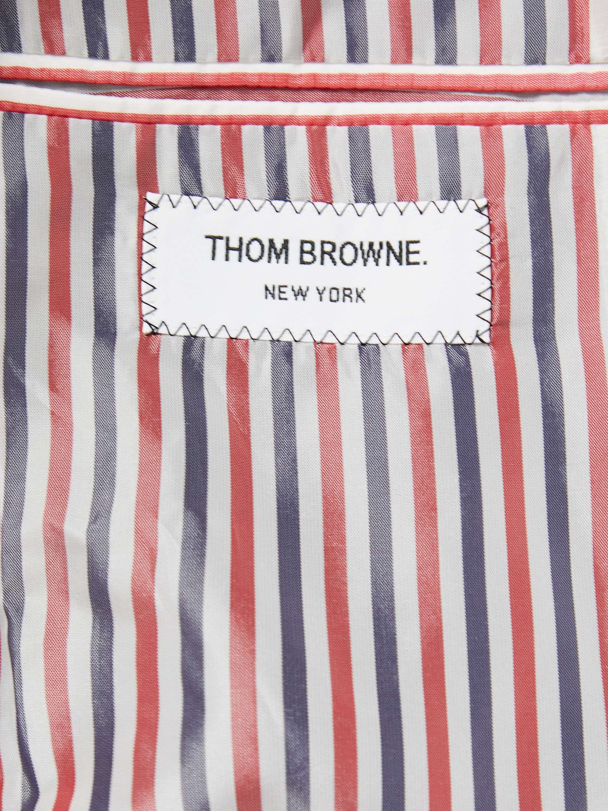 THOM BROWNE Panelled Merino Wool-Felt Blazer