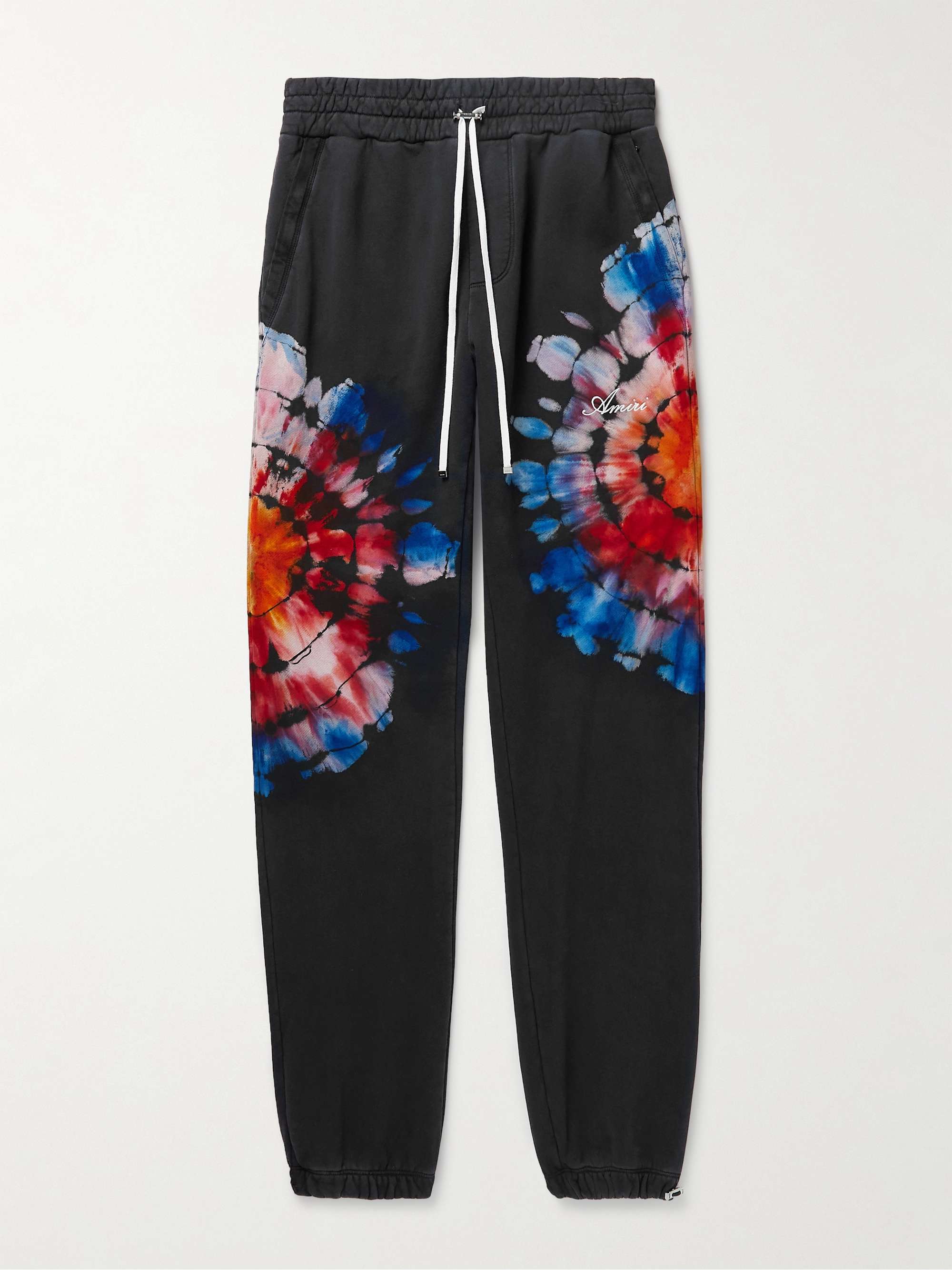 Mens AMIRI black Cotton Logo Print Sweatpants