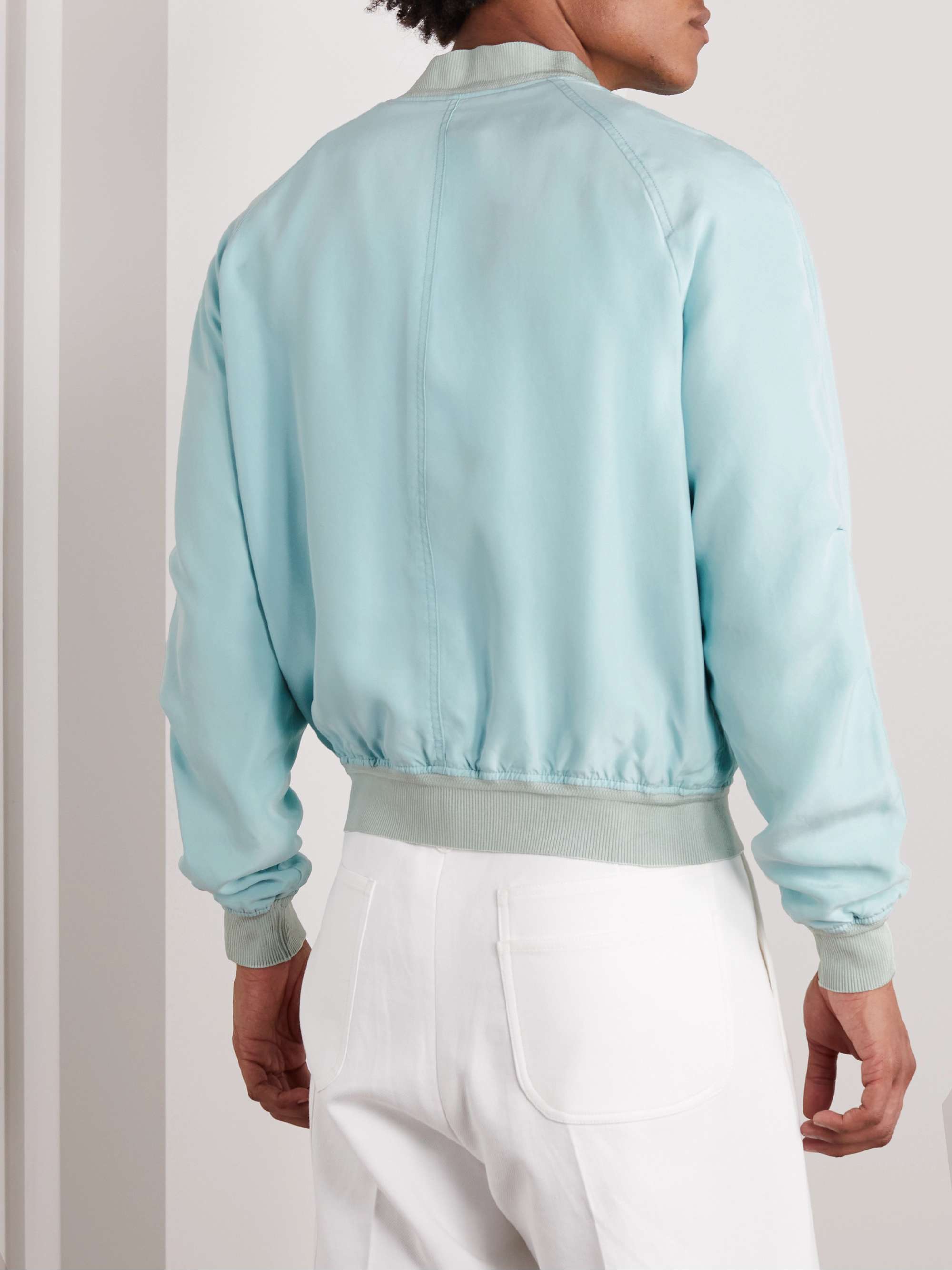 TOM FORD Silk Bomber Jacket for Men MR PORTER