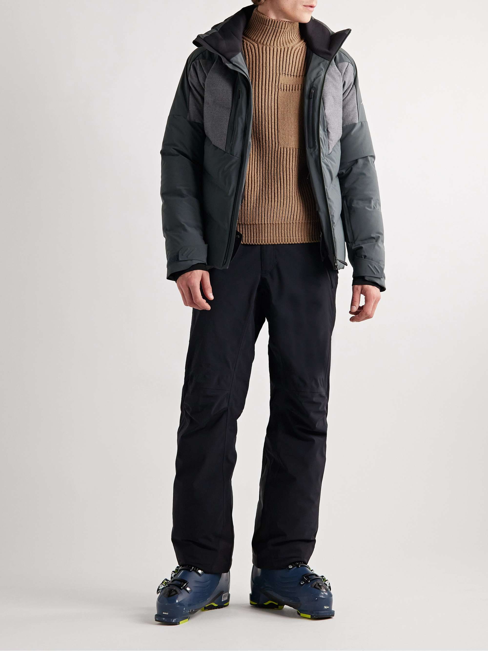 AZTECH MOUNTAIN Rosa Alpina Cashmere and Silk-Blend Ski Rollneck Sweater