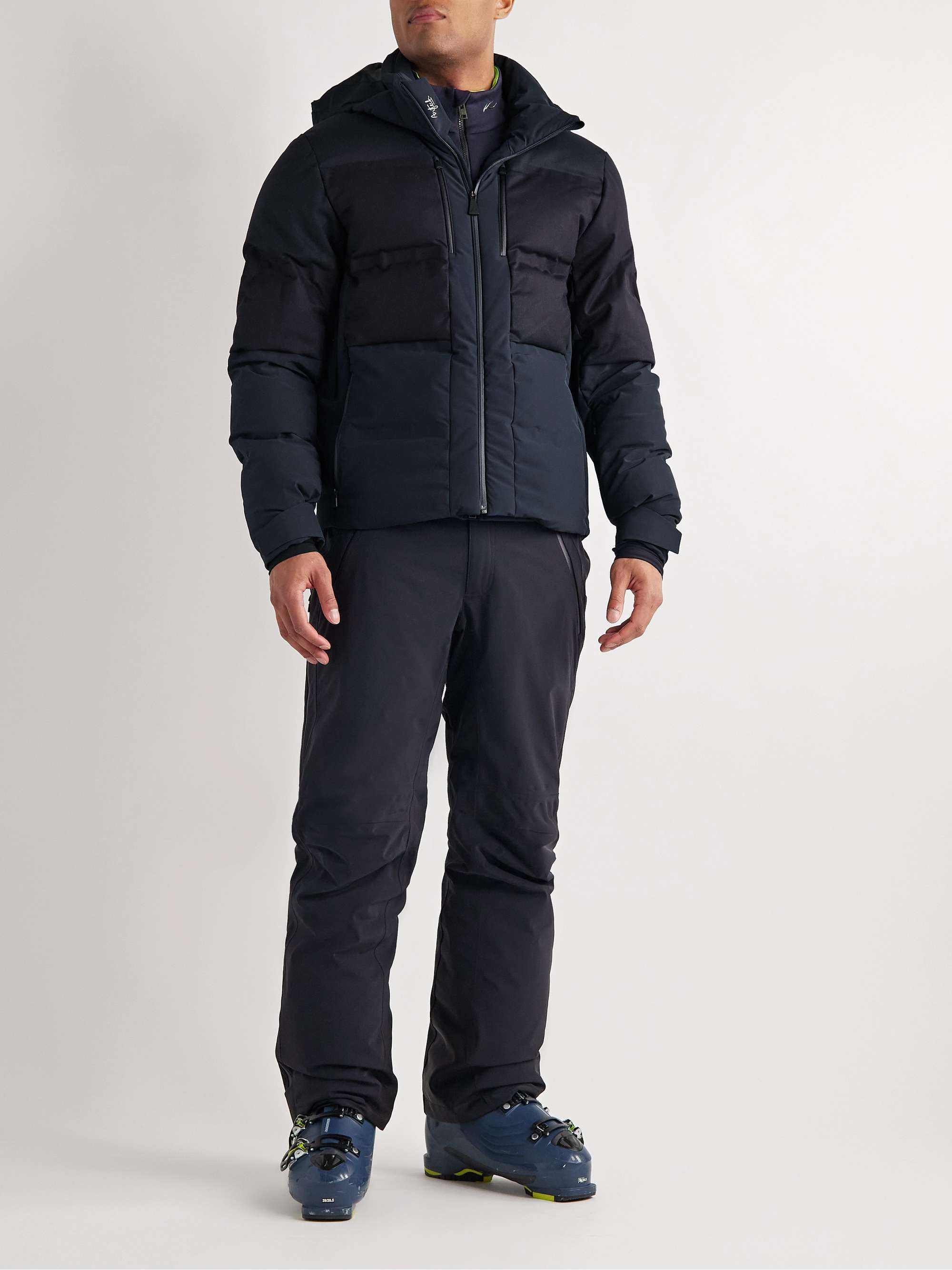 AZTECH MOUNTAIN Super Nuke Panelled Hooded Down Ski Jacket