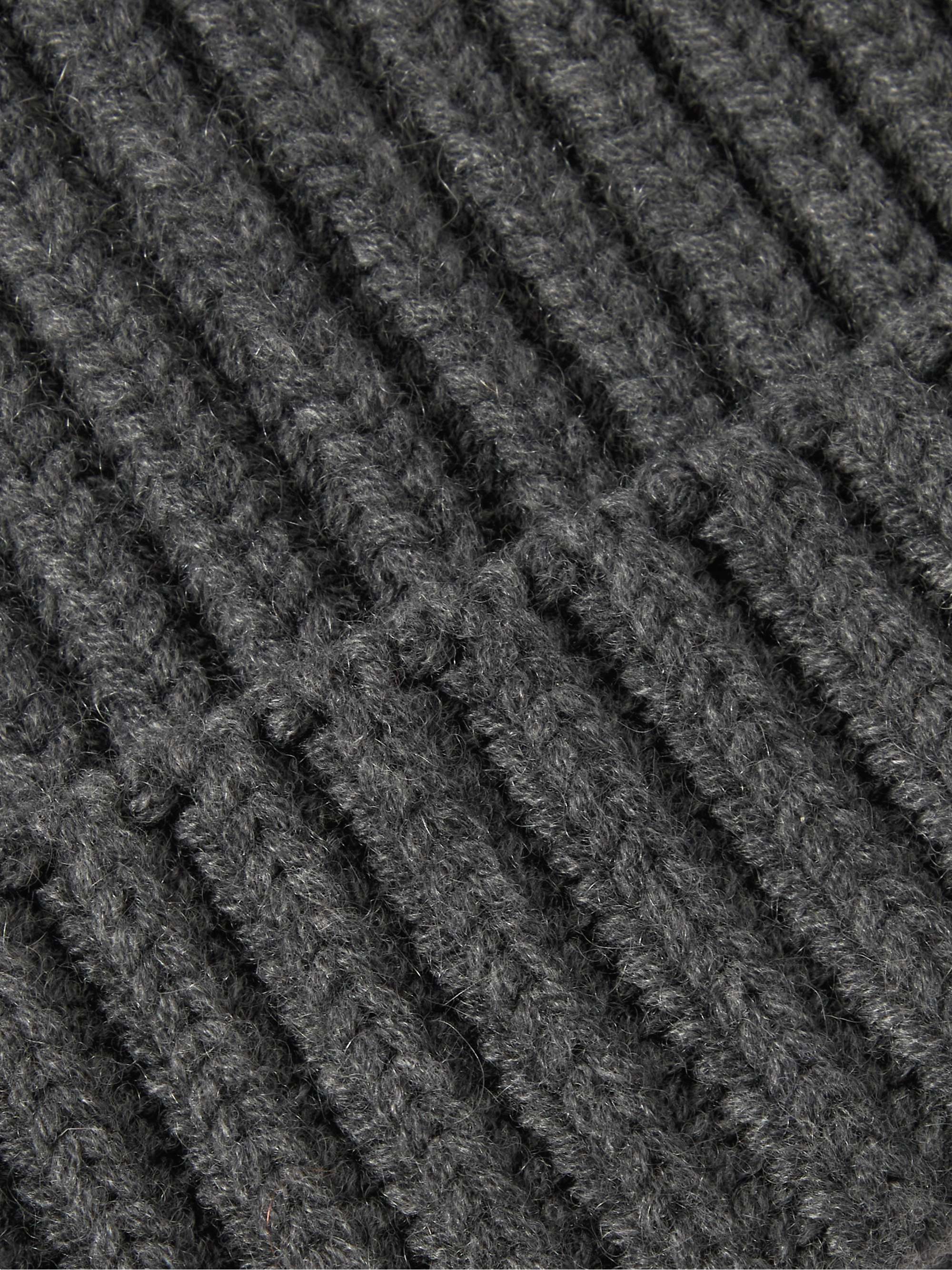 THE ROW Dibbo Ribbed Cashmere Beanie