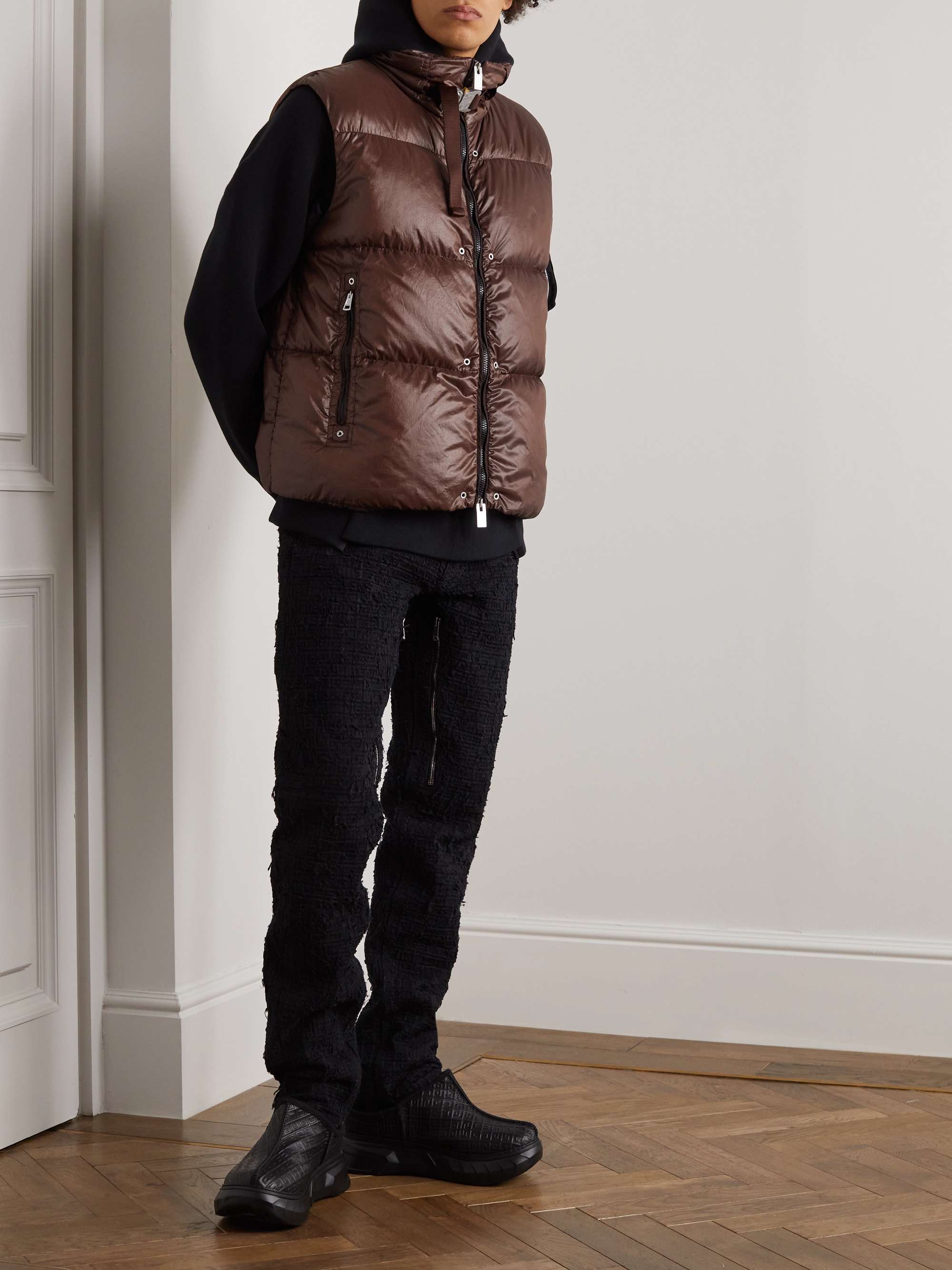 Moncler quilted shell down gilet Clearance
